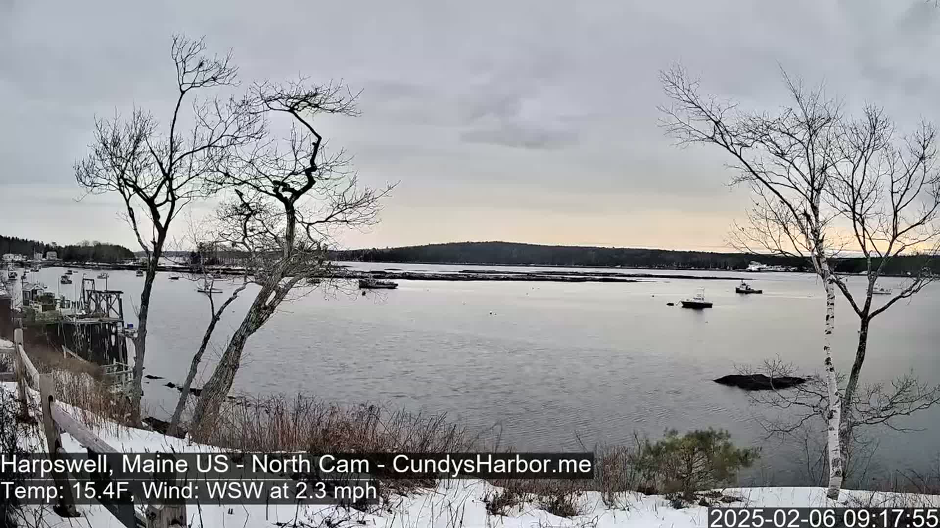 Cundy Harbor North Live Cam - Harpswell, Maine, USA