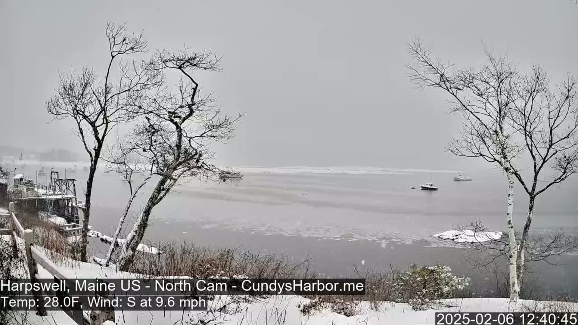 Cundy Harbor North Live Cam - Harpswell, Maine, USA