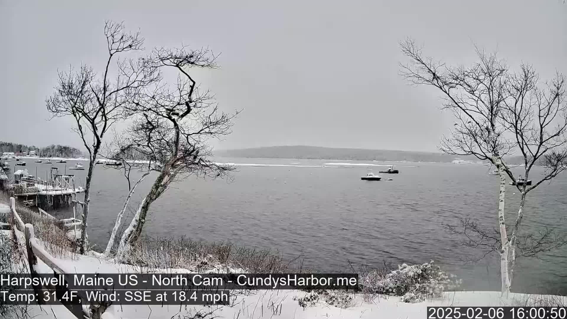 Cundy Harbor North Live Cam - Harpswell, Maine, USA