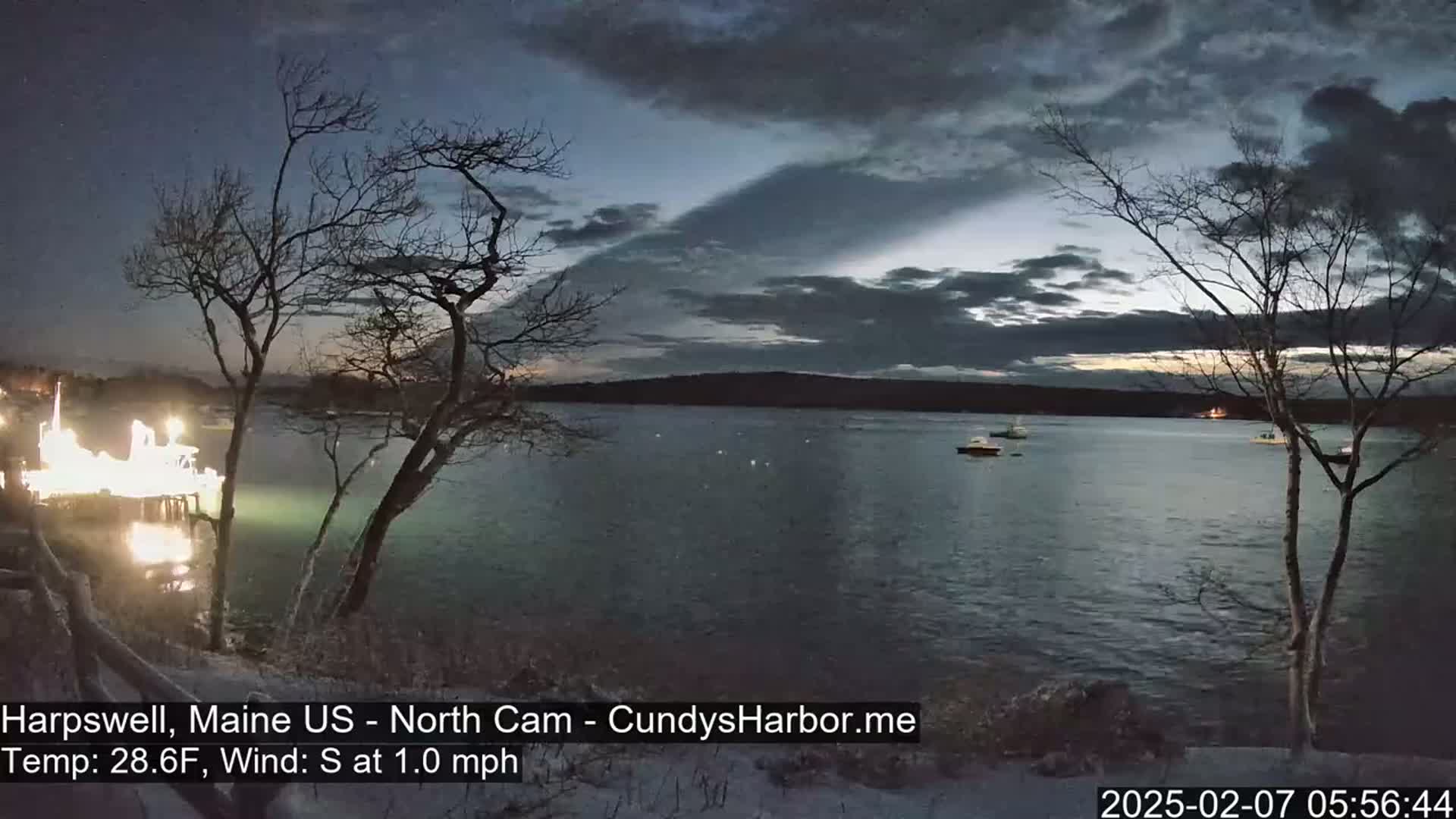 Cundy Harbor North Live Cam - Harpswell, Maine, USA