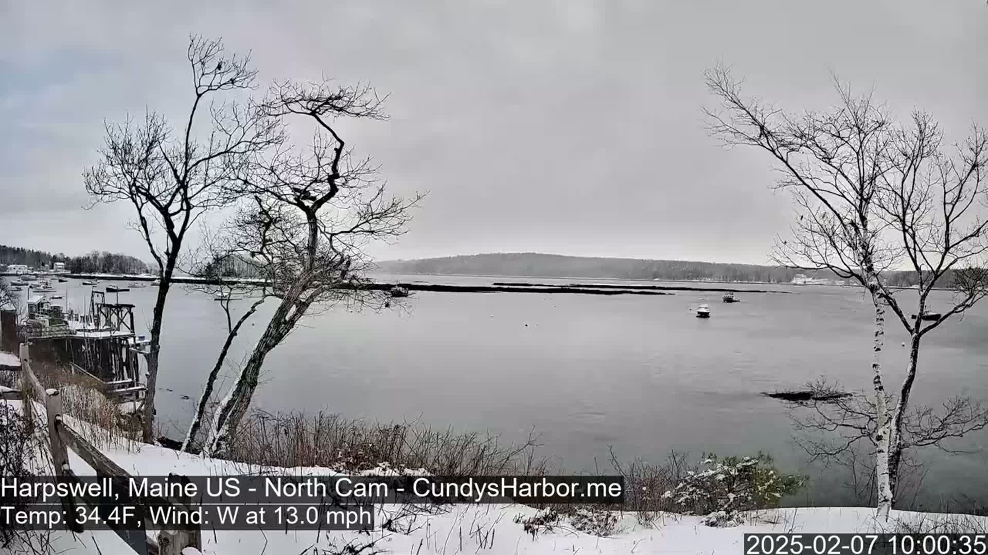 Cundy Harbor North Live Cam - Harpswell, Maine, USA