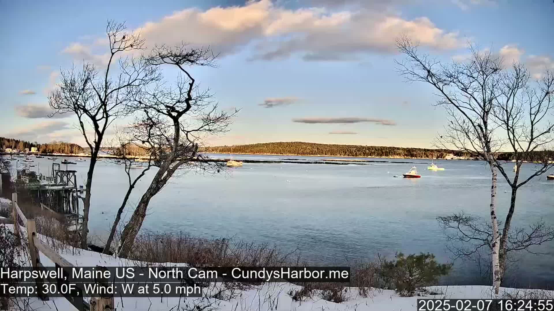 Cundy Harbor North Live Cam - Harpswell, Maine, USA
