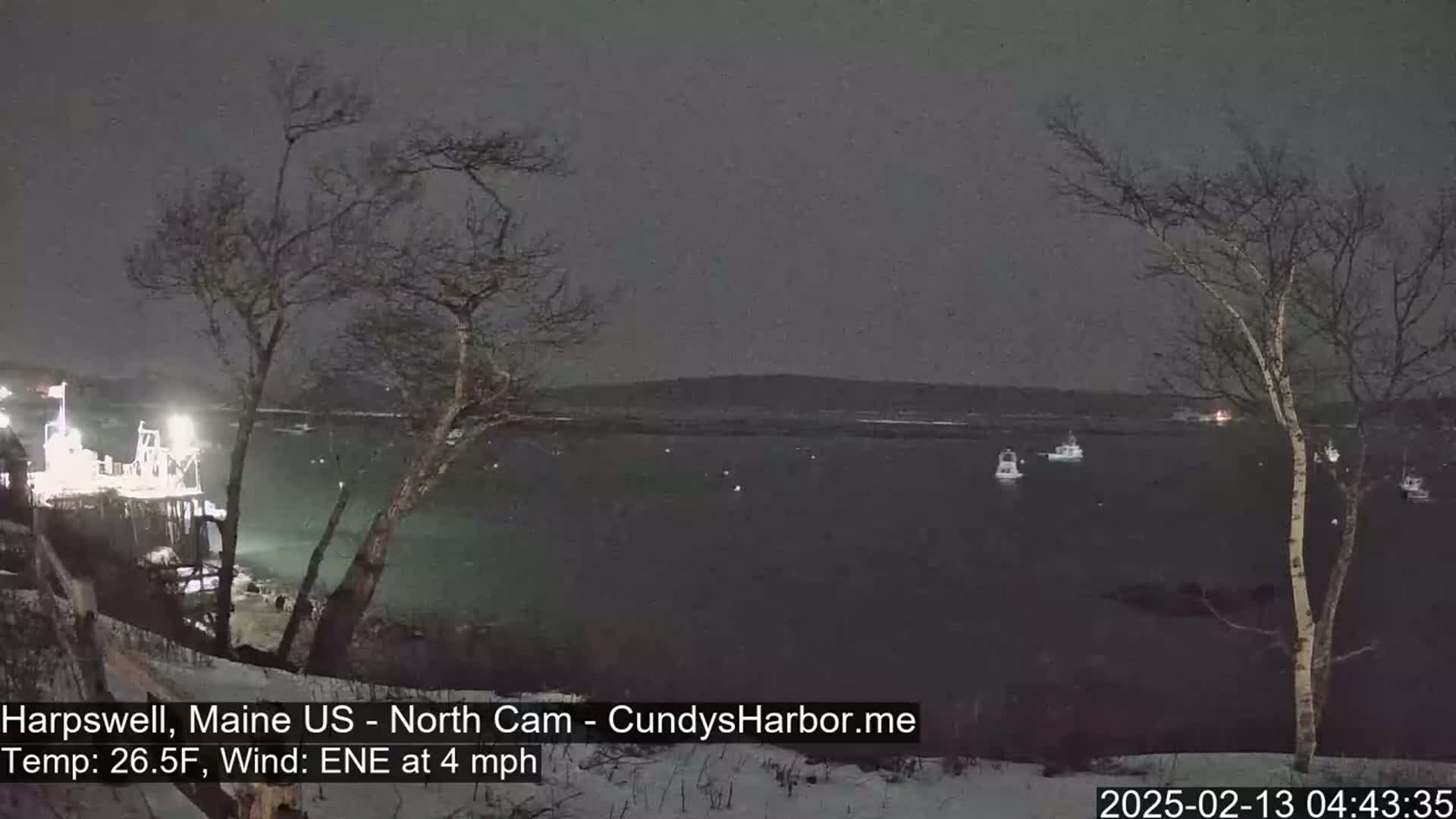 Cundy Harbor North Live Cam - Harpswell, Maine, USA