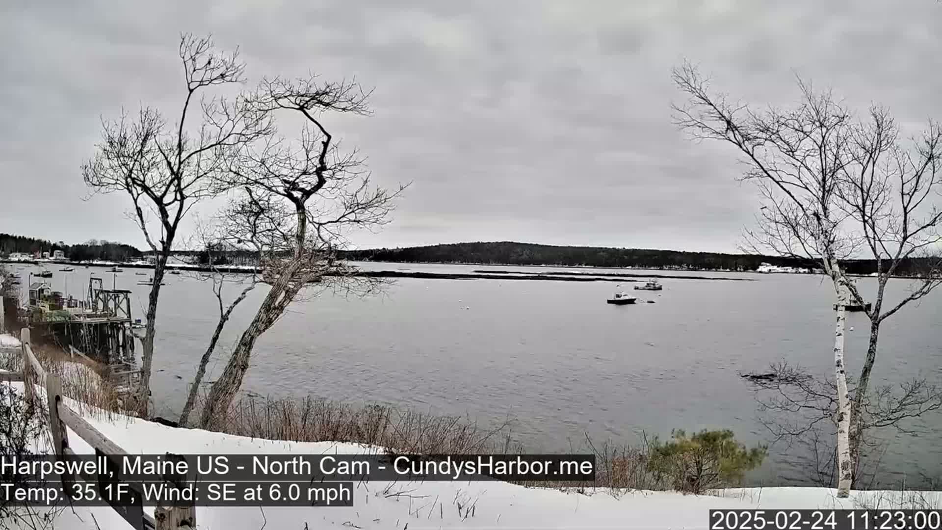 Cundy Harbor North Live Cam - Harpswell, Maine, USA