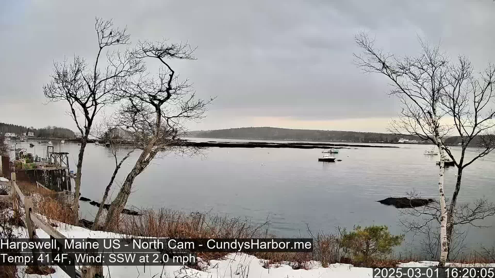 Cundy Harbor North Live Cam - Harpswell, Maine, USA
