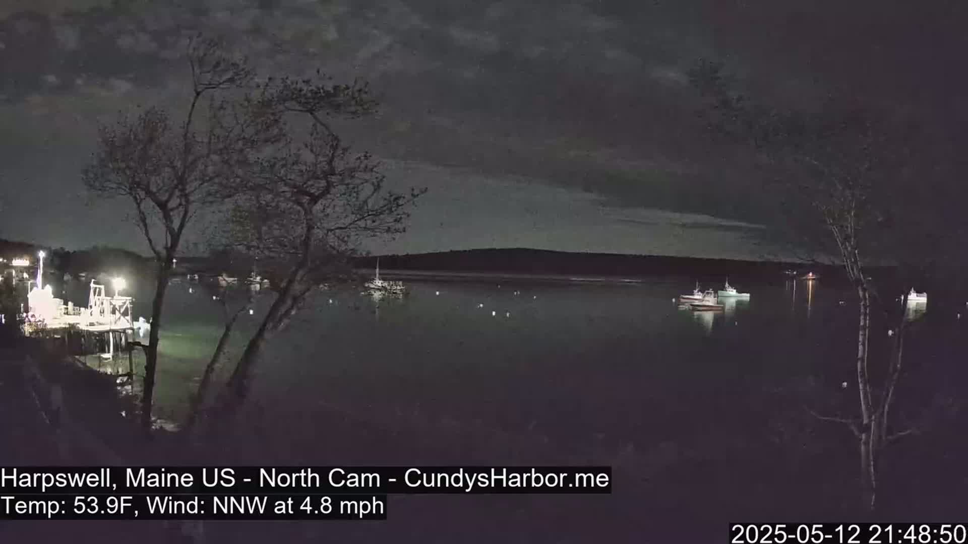 Cundy Harbor North Live Cam - Harpswell, Maine, USA