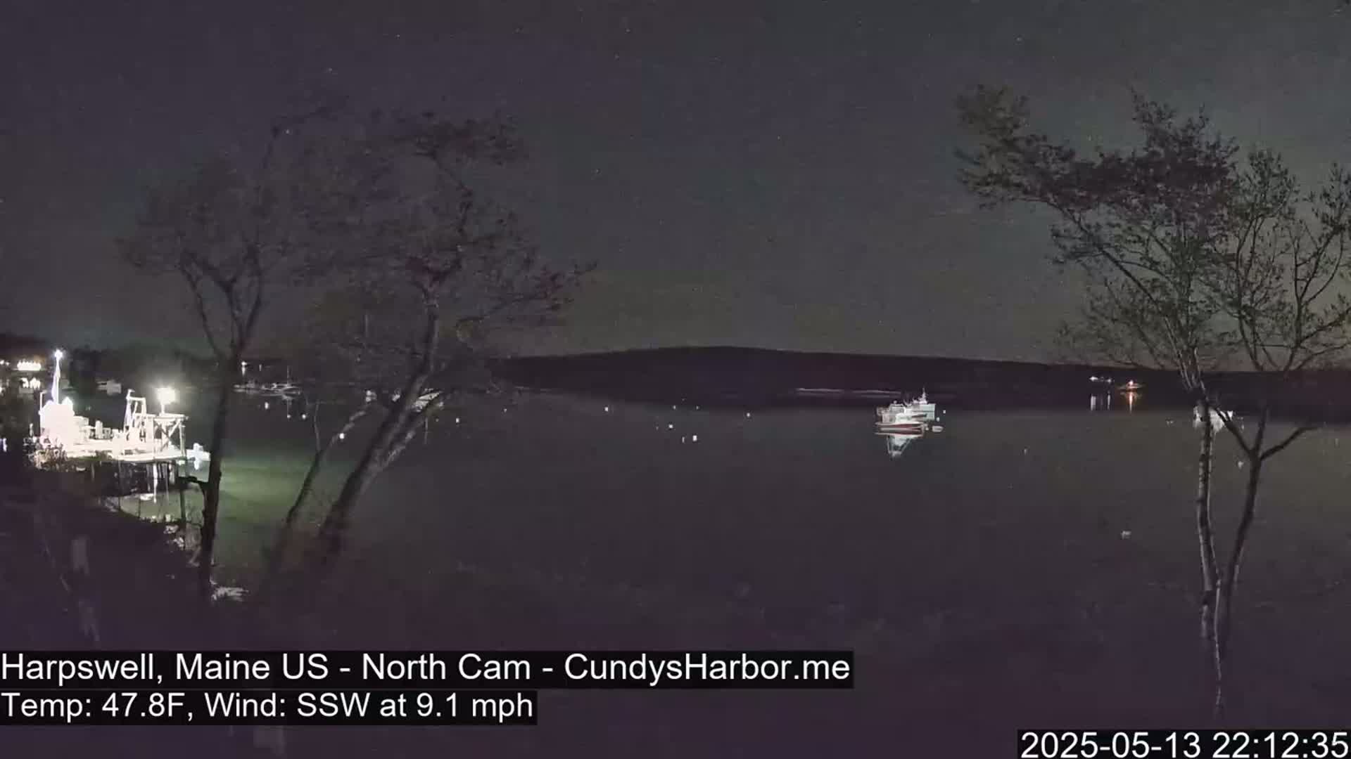 Cundy Harbor North Live Cam - Harpswell, Maine, USA