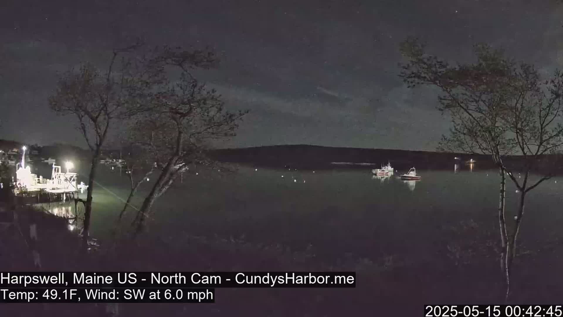 Cundy Harbor North Live Cam - Harpswell, Maine, USA