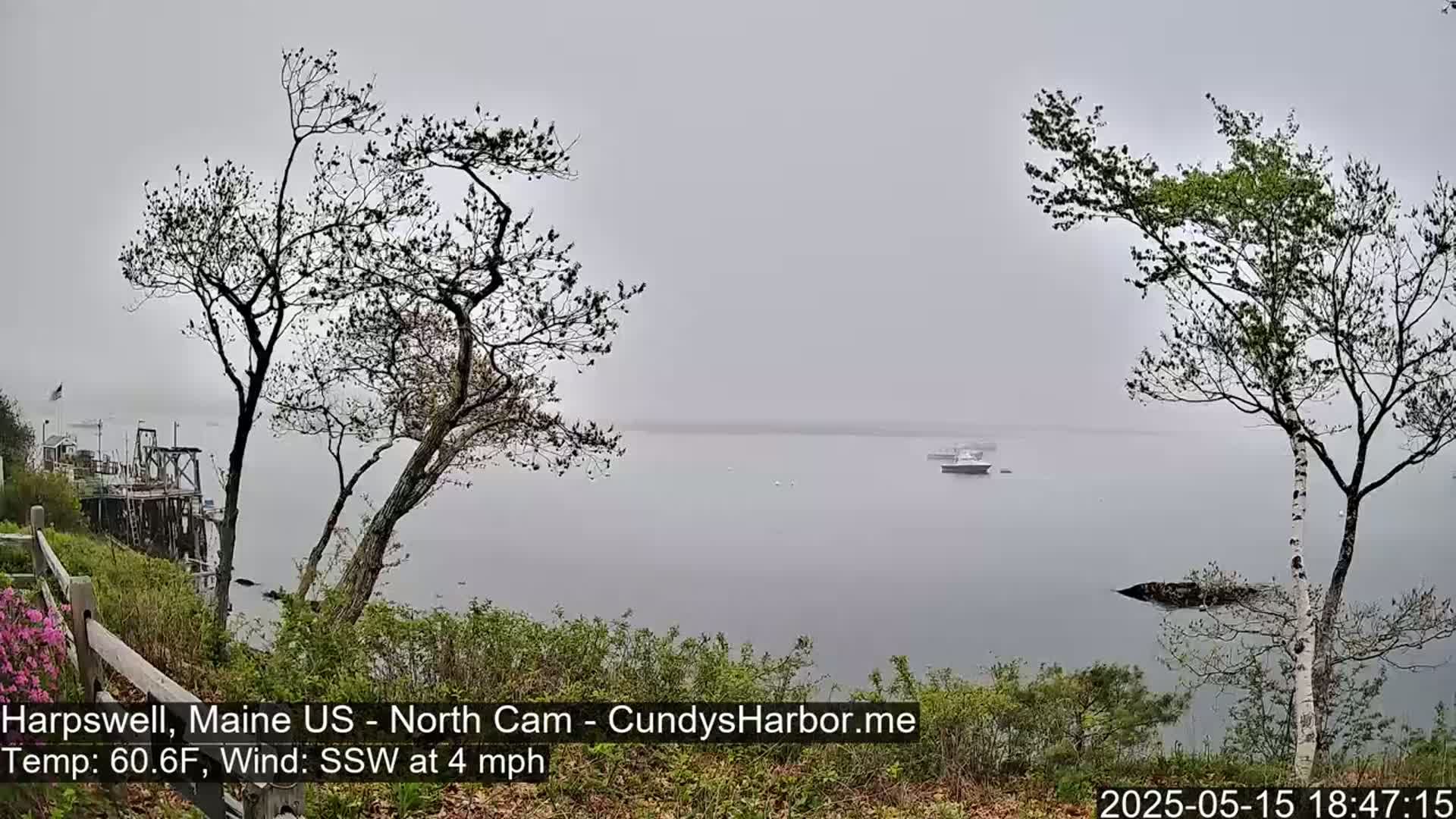 Cundy Harbor North Live Cam - Harpswell, Maine, USA