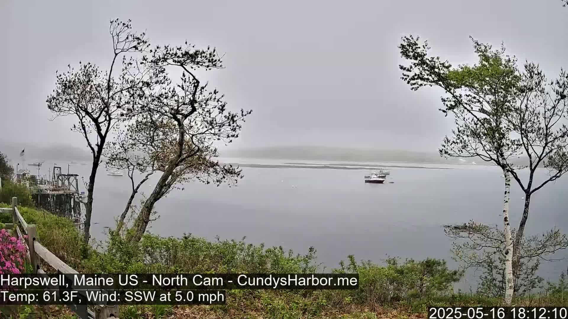 Cundy Harbor North Live Cam - Harpswell, Maine, USA
