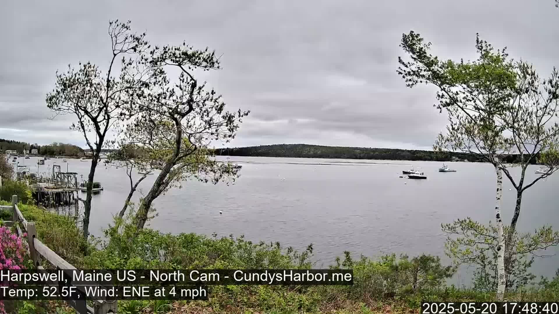 Cundy Harbor North Live Cam - Harpswell, Maine, USA