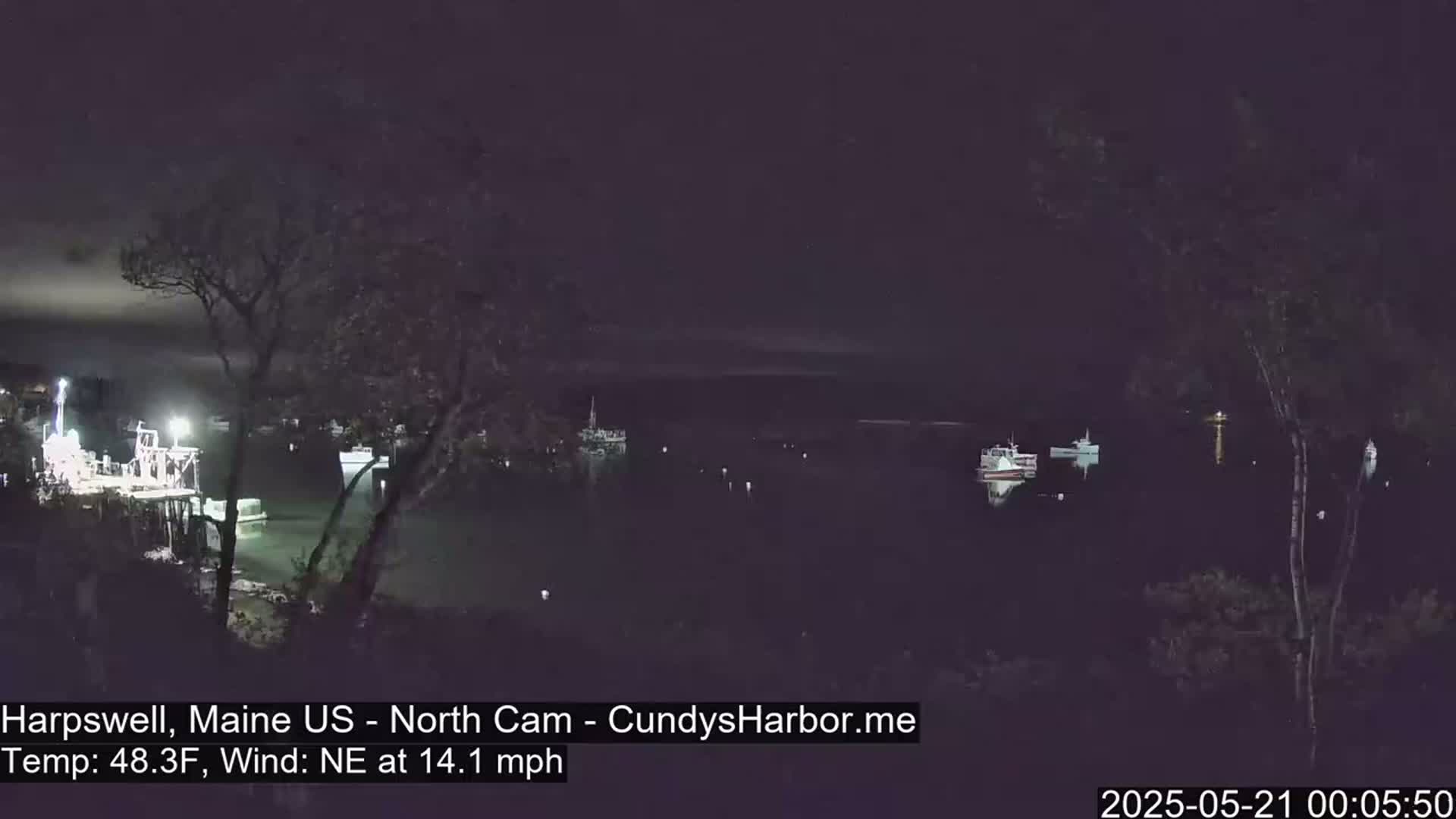 Cundy Harbor North Live Cam - Harpswell, Maine, USA