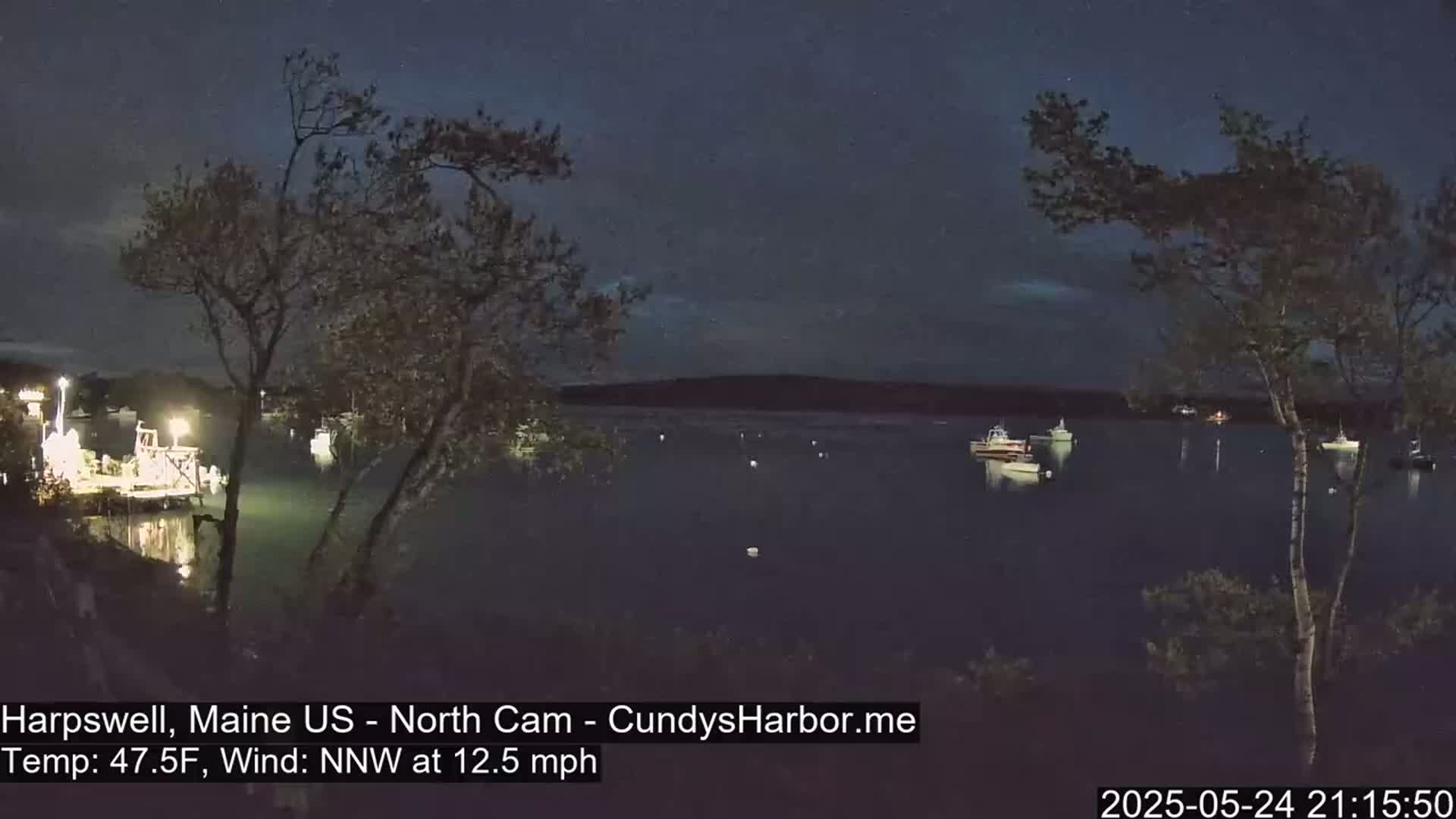 Cundy Harbor North Live Cam - Harpswell, Maine, USA