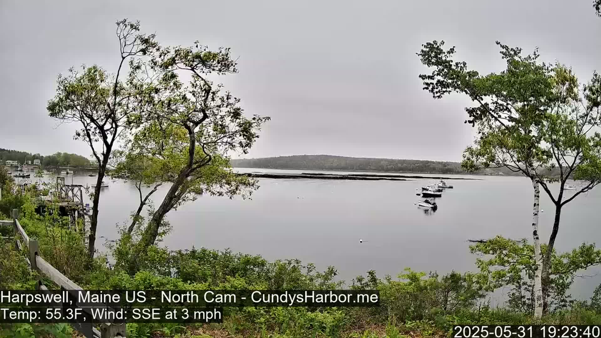 Cundy Harbor North Live Cam - Harpswell, Maine, USA