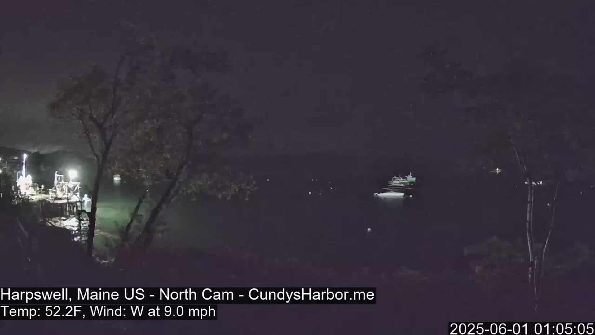 Cundy Harbor North Live Cam - Harpswell, Maine, USA