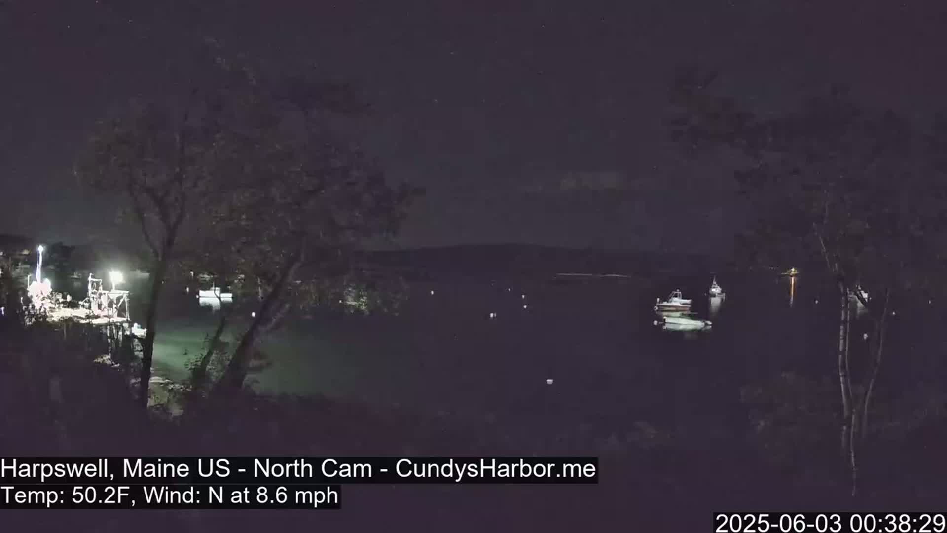 Cundy Harbor North Live Cam - Harpswell, Maine, USA