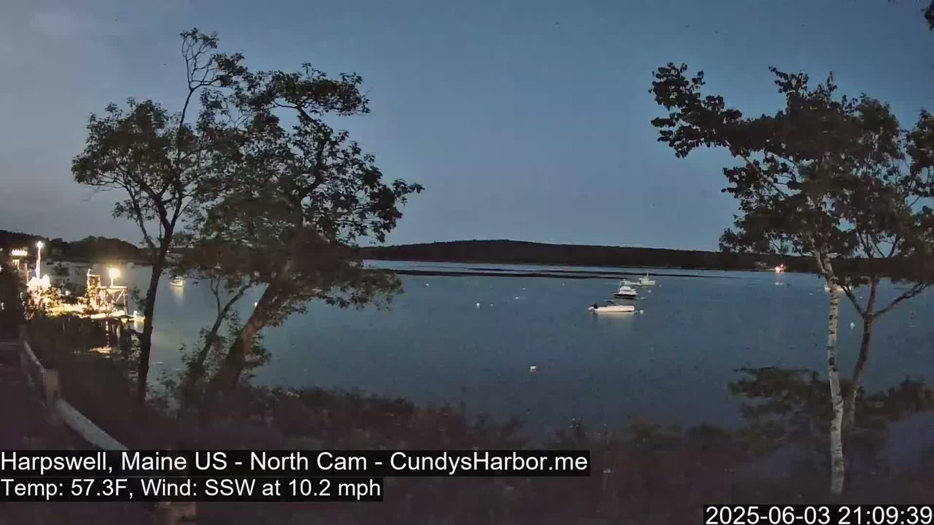 Cundy Harbor North Live Cam - Harpswell, Maine, USA