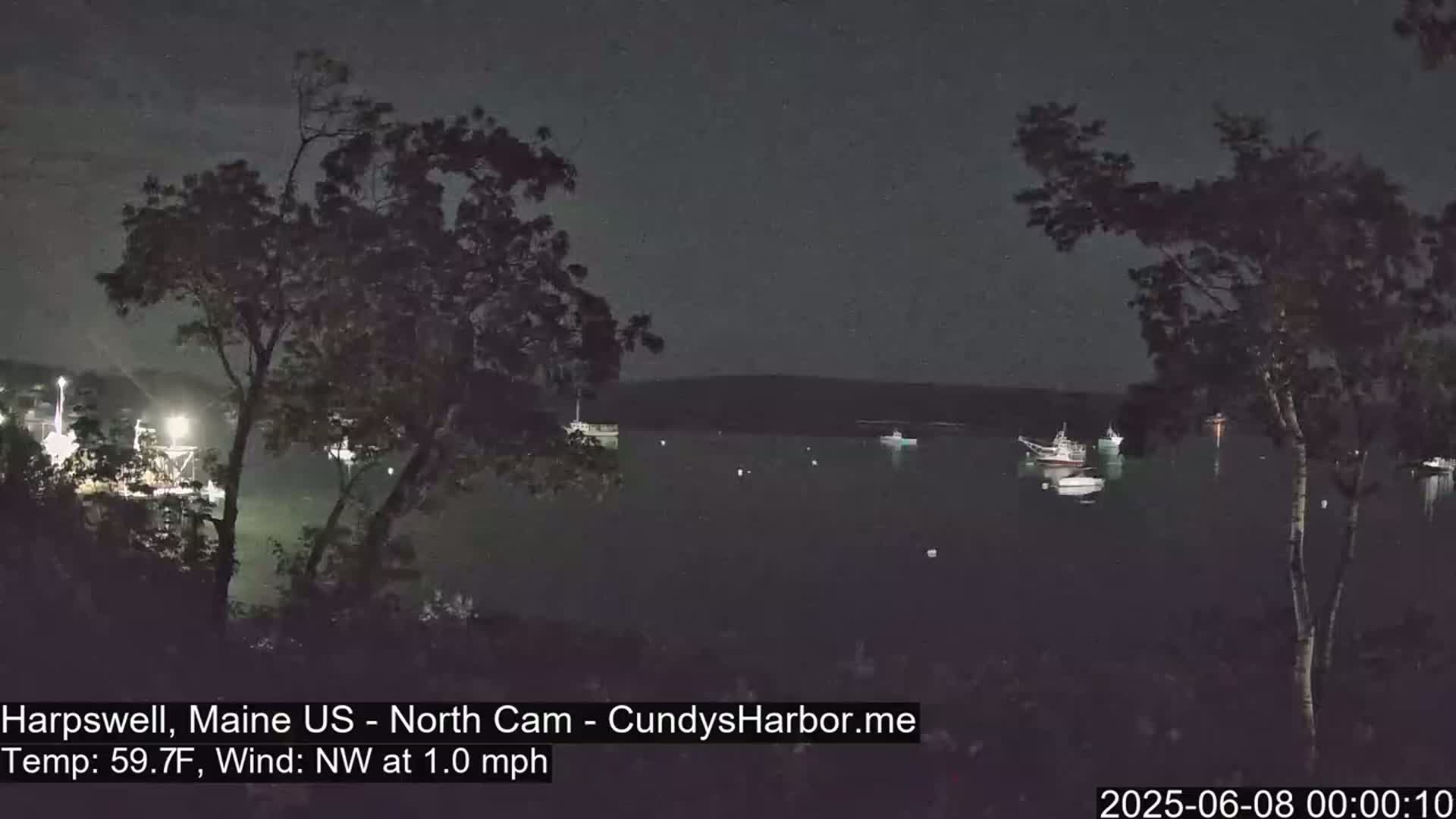 Cundy Harbor North Live Cam - Harpswell, Maine, USA