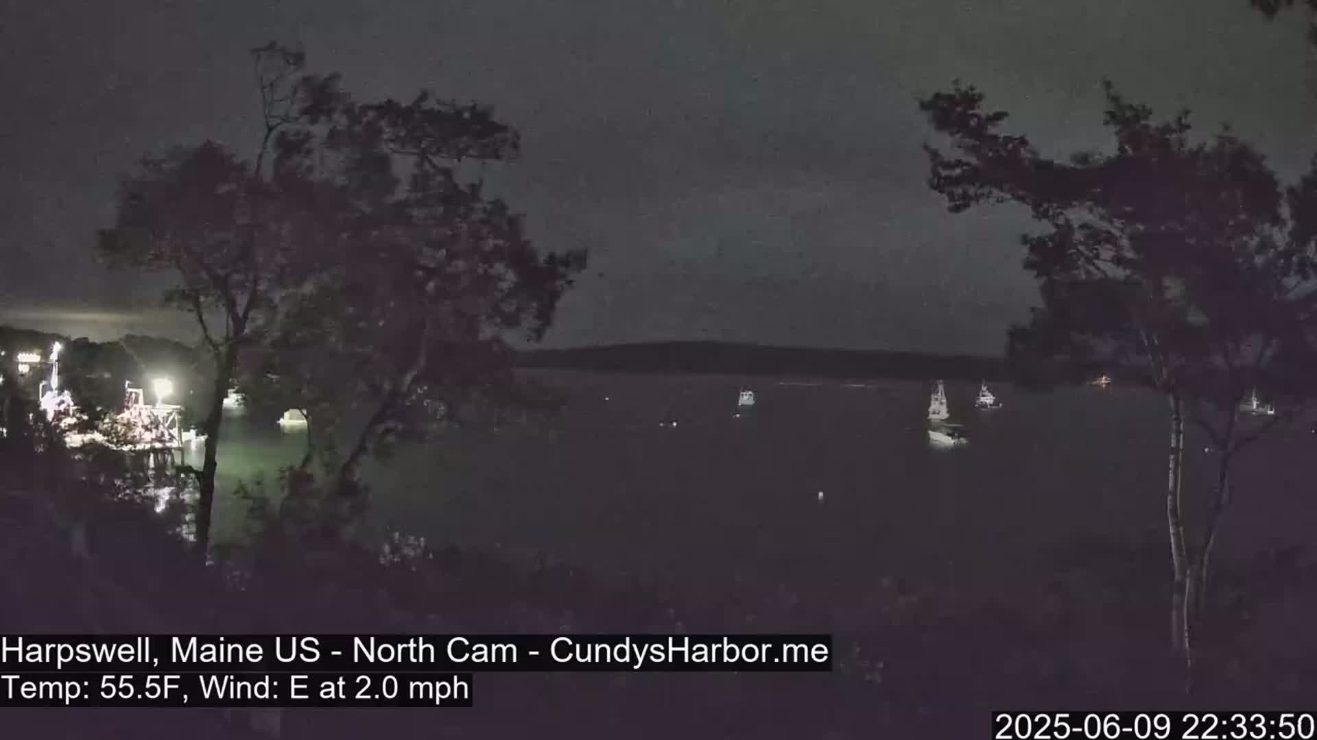Cundy Harbor North Live Cam - Harpswell, Maine, USA