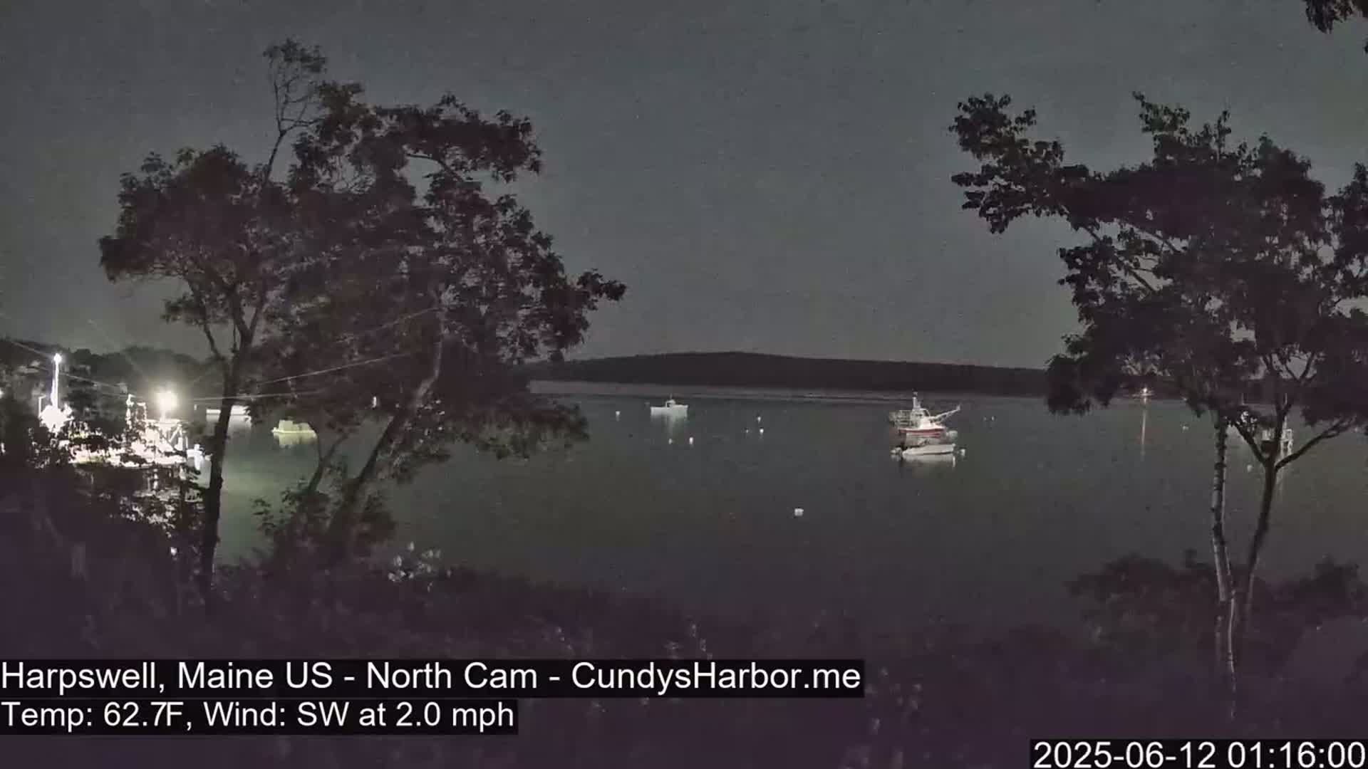 Cundy Harbor North Live Cam - Harpswell, Maine, USA