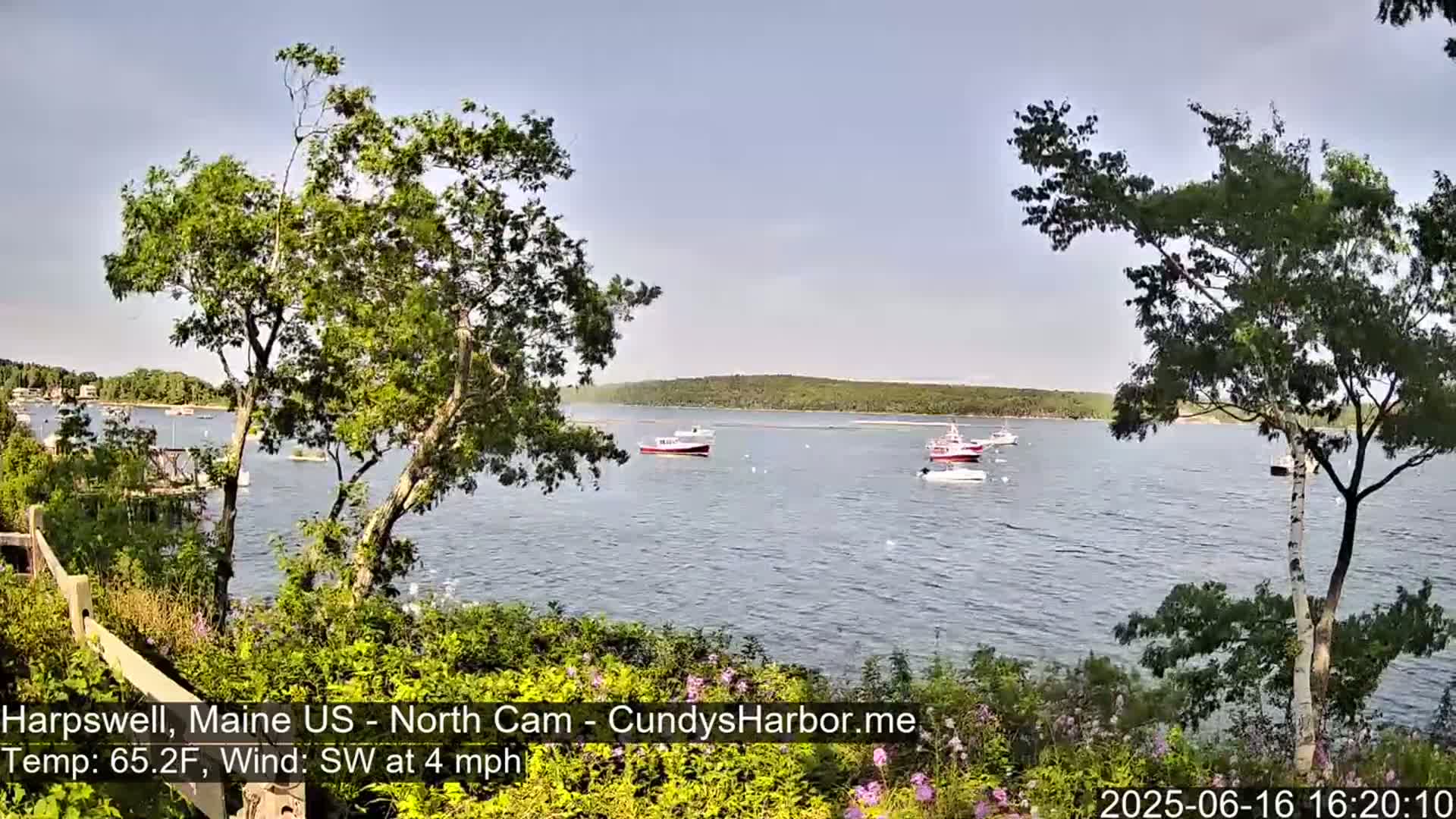 Cundy Harbor North Live Cam - Harpswell, Maine, USA