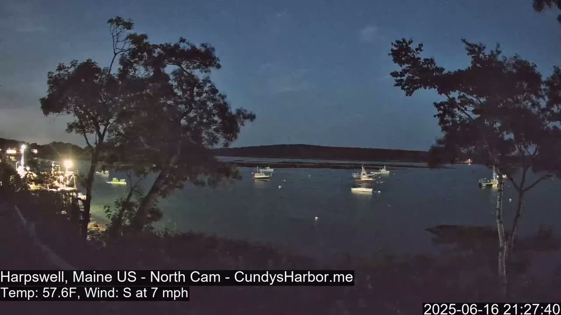 Cundy Harbor North Live Cam - Harpswell, Maine, USA
