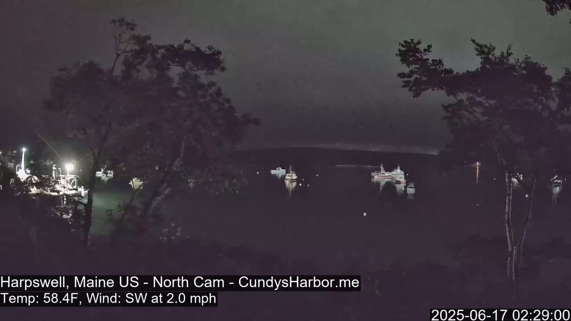 Cundy Harbor North Live Cam - Harpswell, Maine, USA