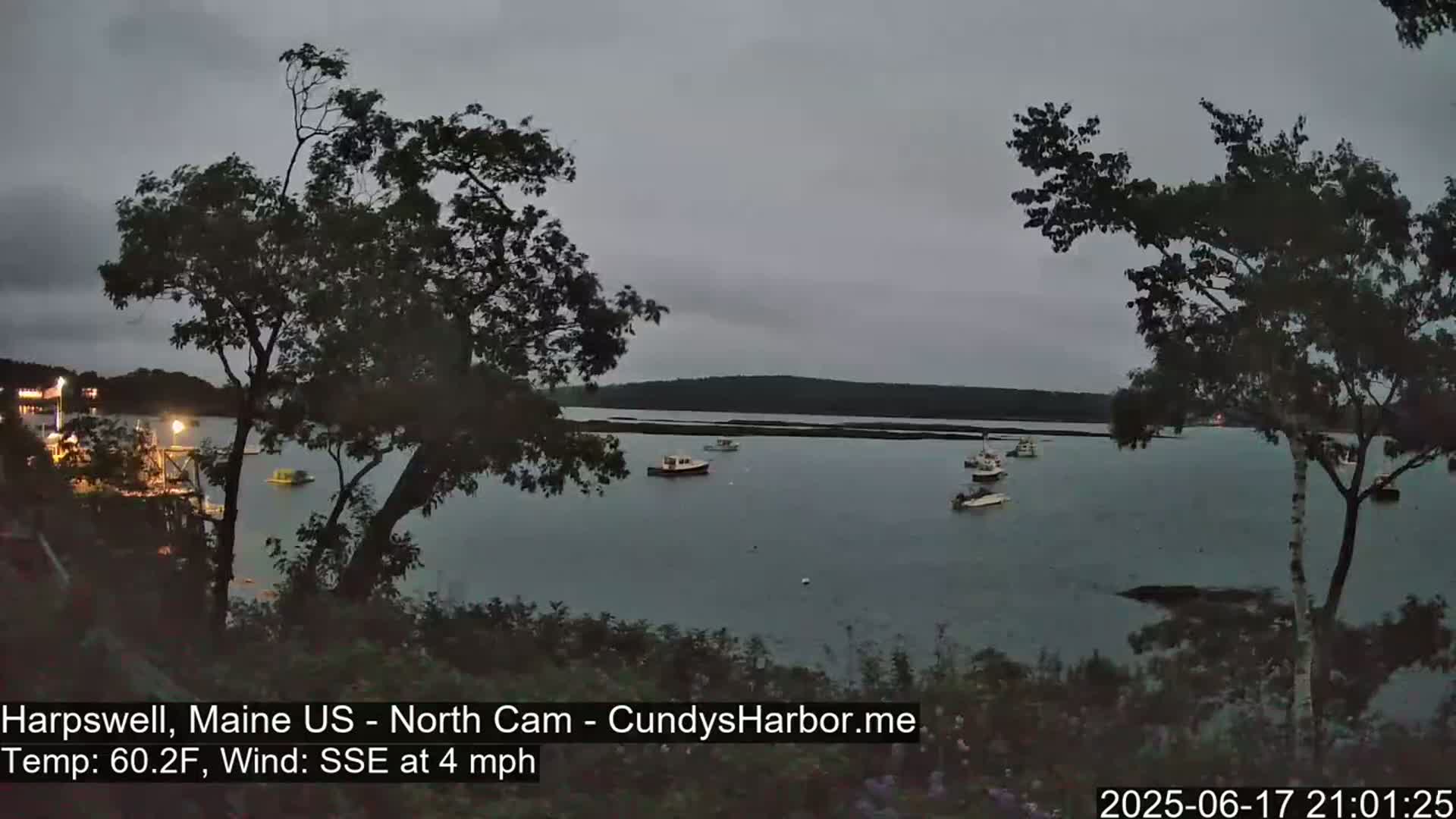 Cundy Harbor North Live Cam - Harpswell, Maine, USA
