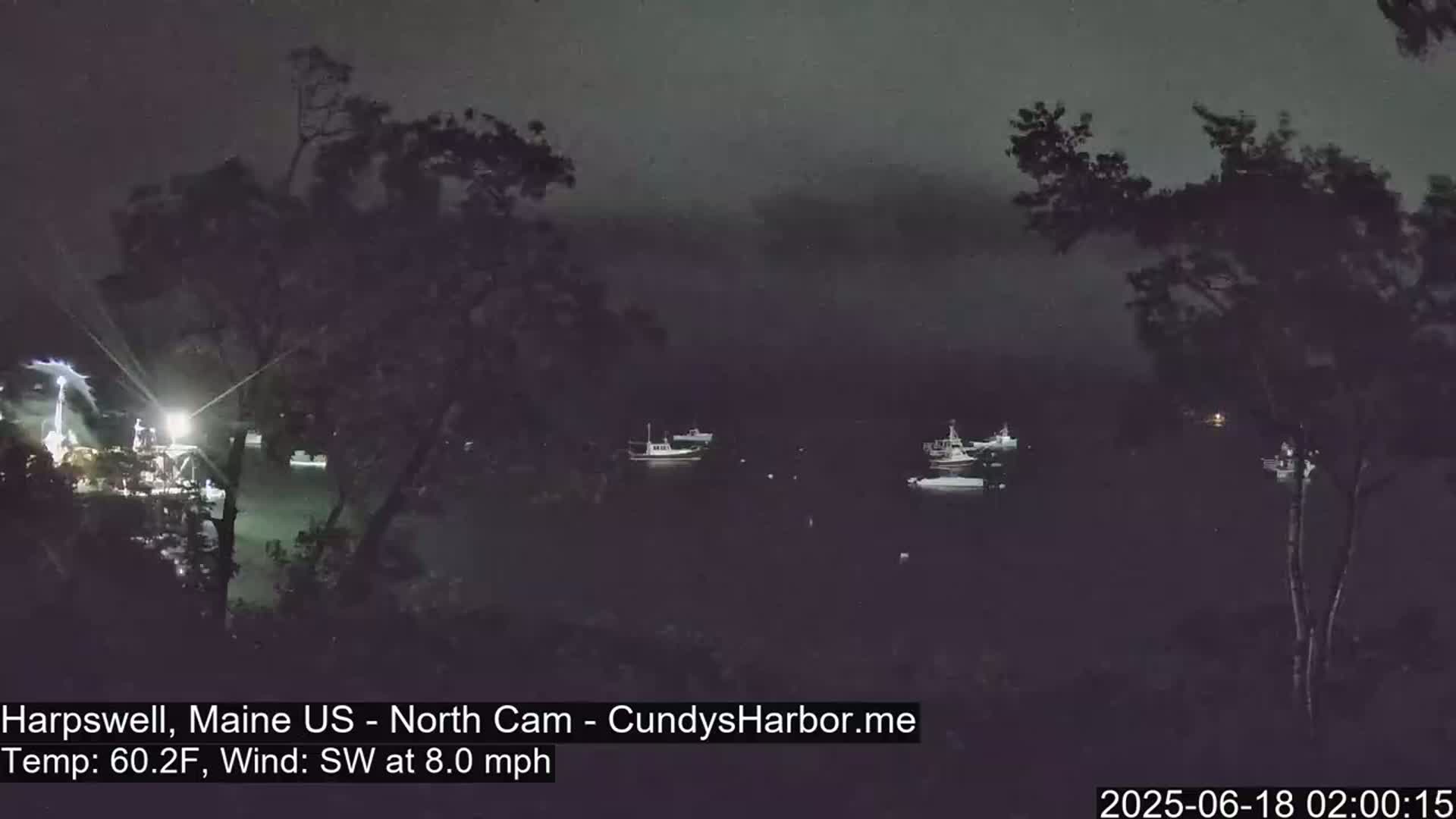 Cundy Harbor North Live Cam - Harpswell, Maine, USA