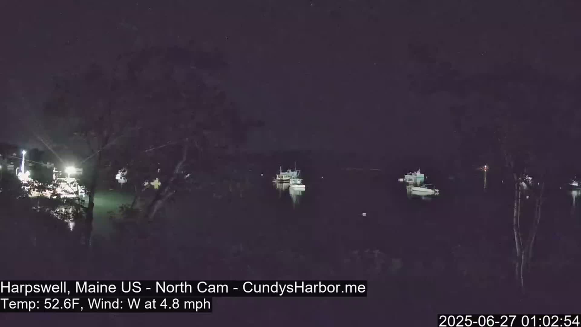 Cundy Harbor North Live Cam - Harpswell, Maine, USA
