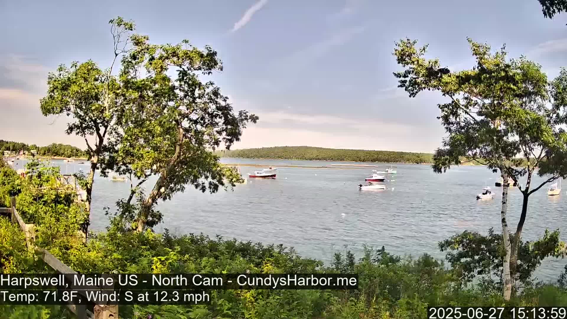 Cundy Harbor North Live Cam - Harpswell, Maine, USA