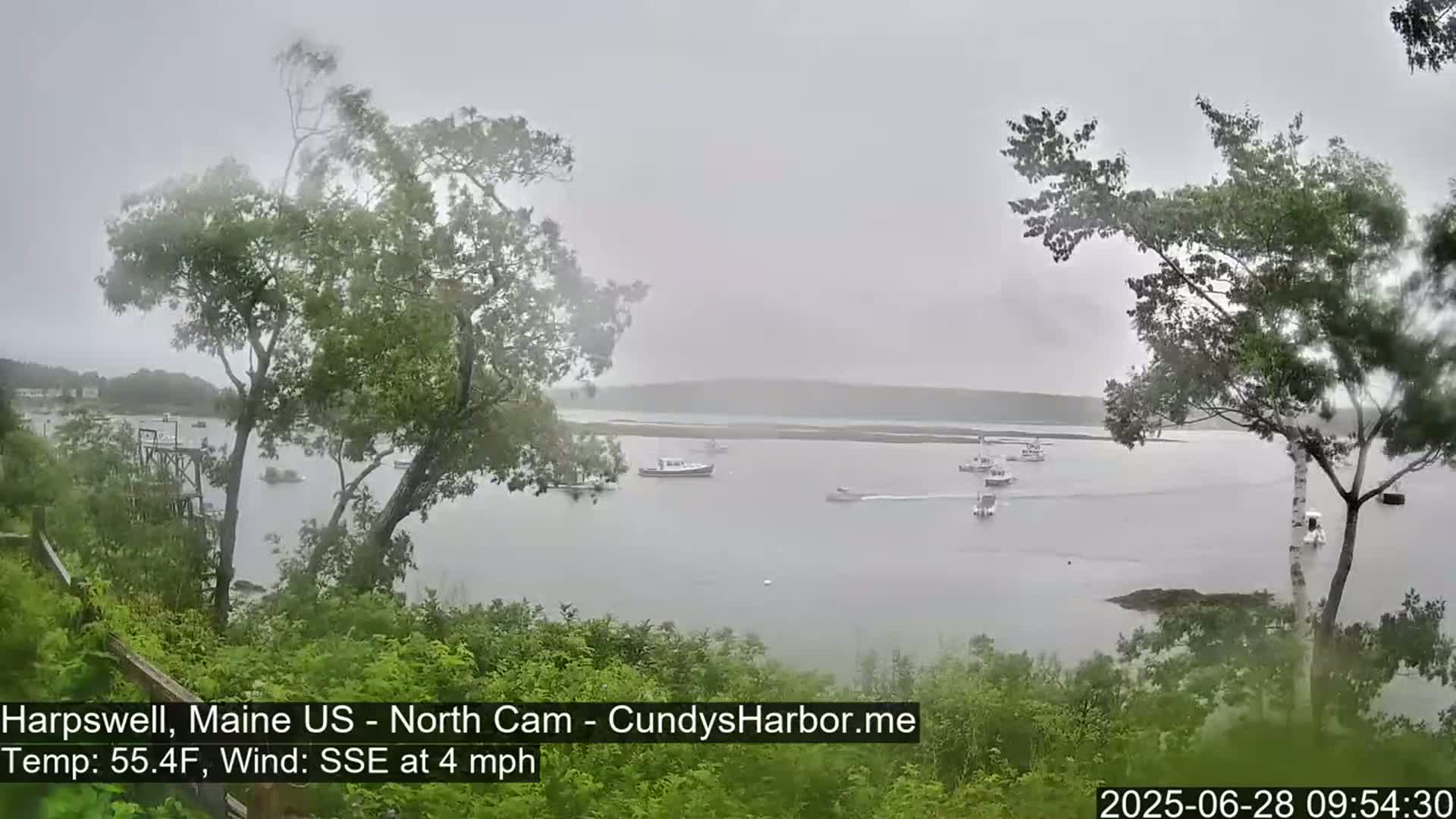 Cundy Harbor North Live Cam - Harpswell, Maine, USA