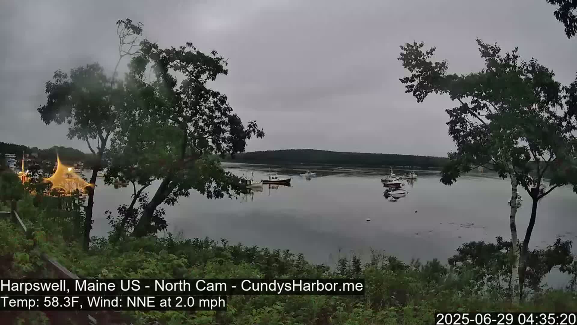 Cundy Harbor North Live Cam - Harpswell, Maine, USA