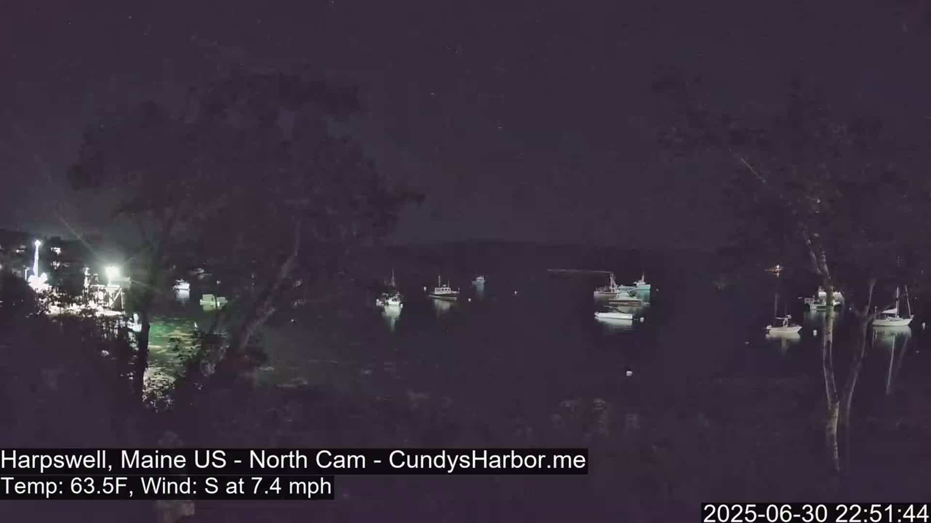 Cundy Harbor North Live Cam - Harpswell, Maine, USA