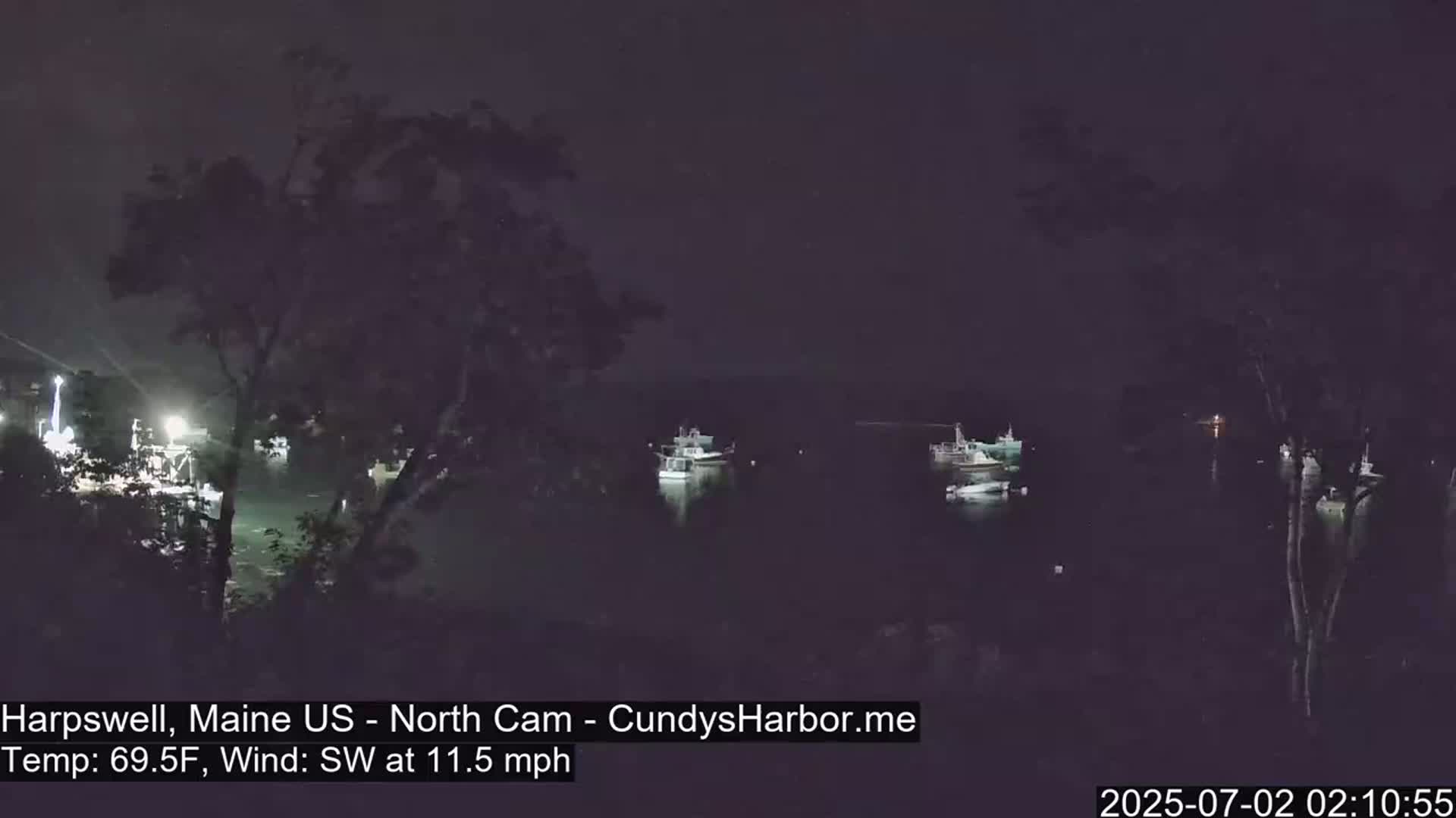Cundy Harbor North Live Cam - Harpswell, Maine, USA