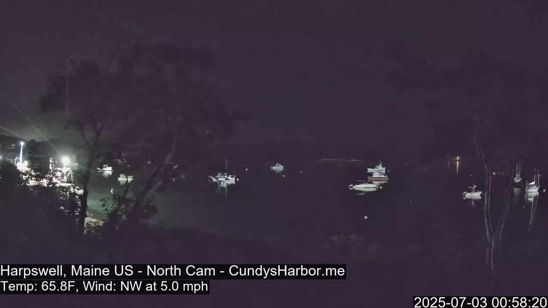 Cundy Harbor North Live Cam - Harpswell, Maine, USA