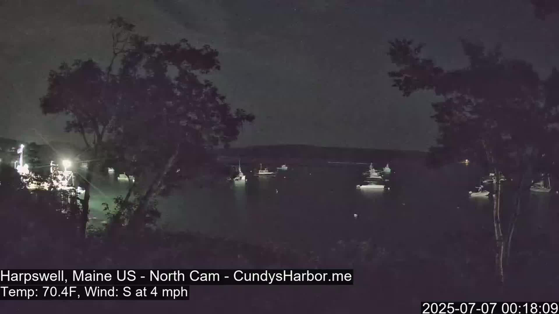 Cundy Harbor North Live Cam - Harpswell, Maine, USA