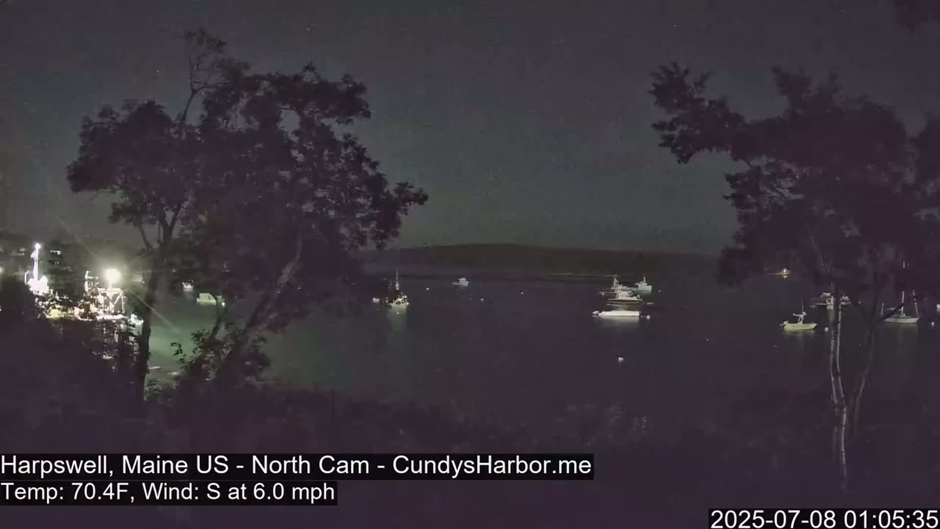 Cundy Harbor North Live Cam - Harpswell, Maine, USA