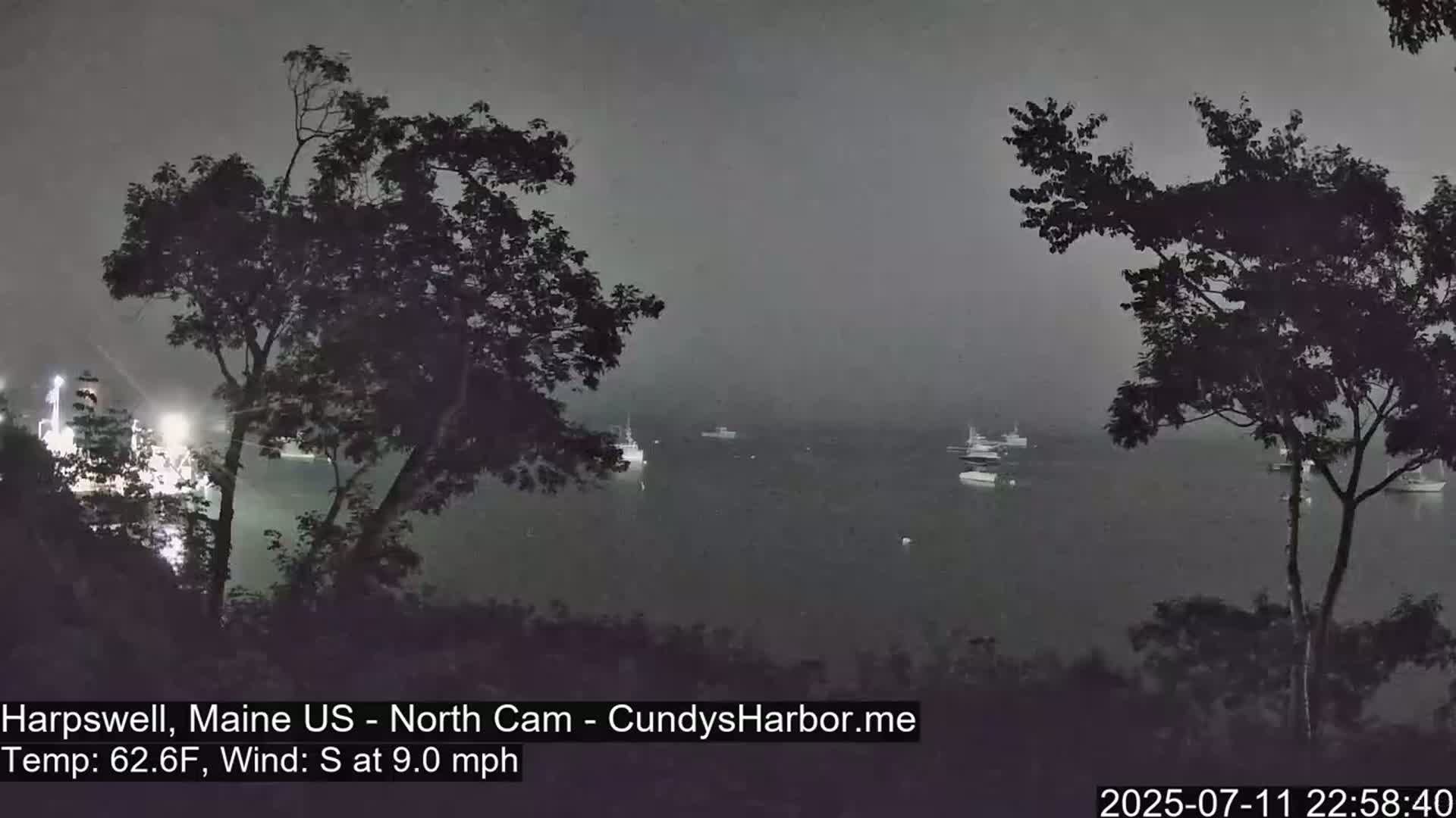 Cundy Harbor North Live Cam - Harpswell, Maine, USA