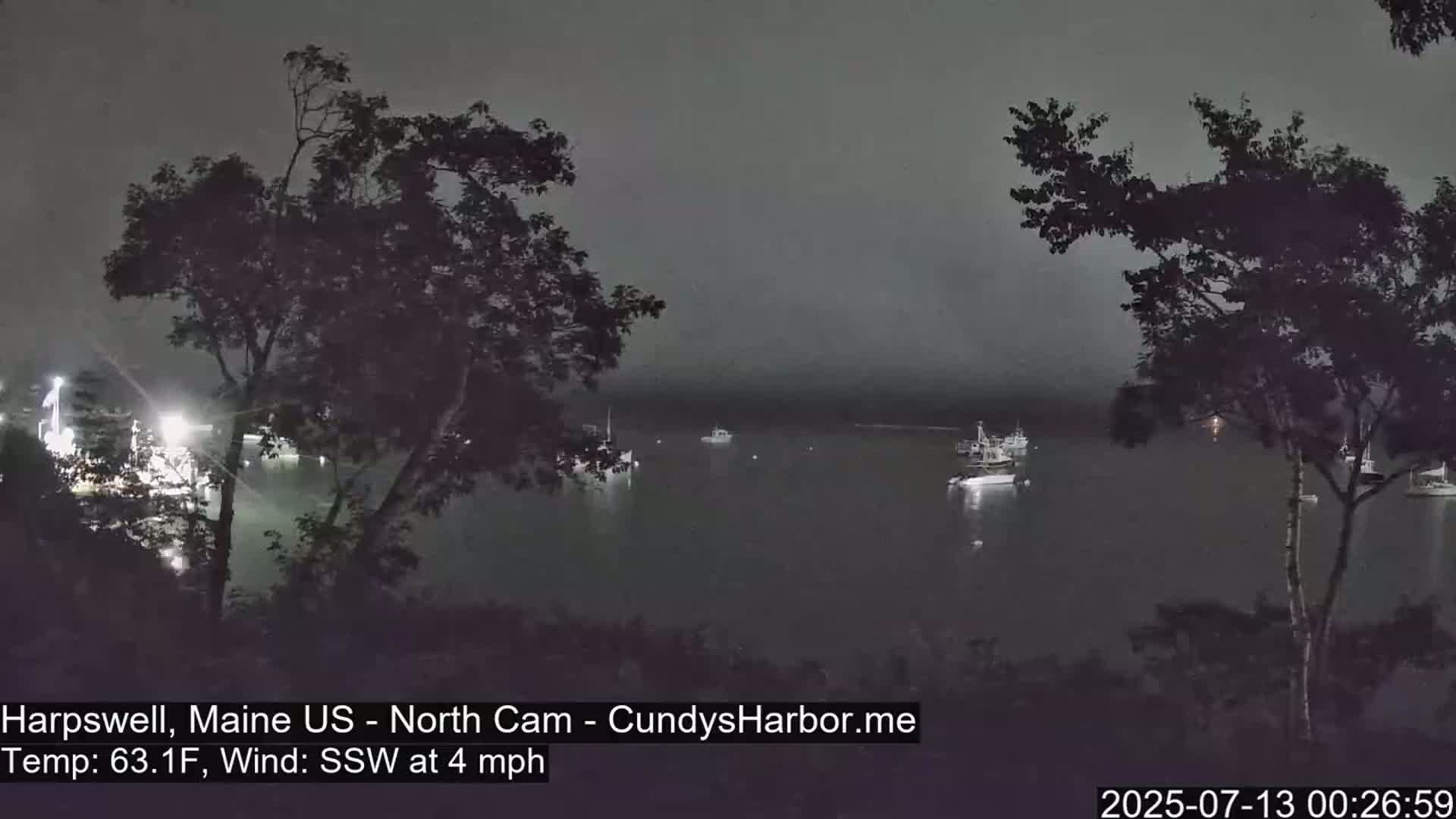Cundy Harbor North Live Cam - Harpswell, Maine, USA