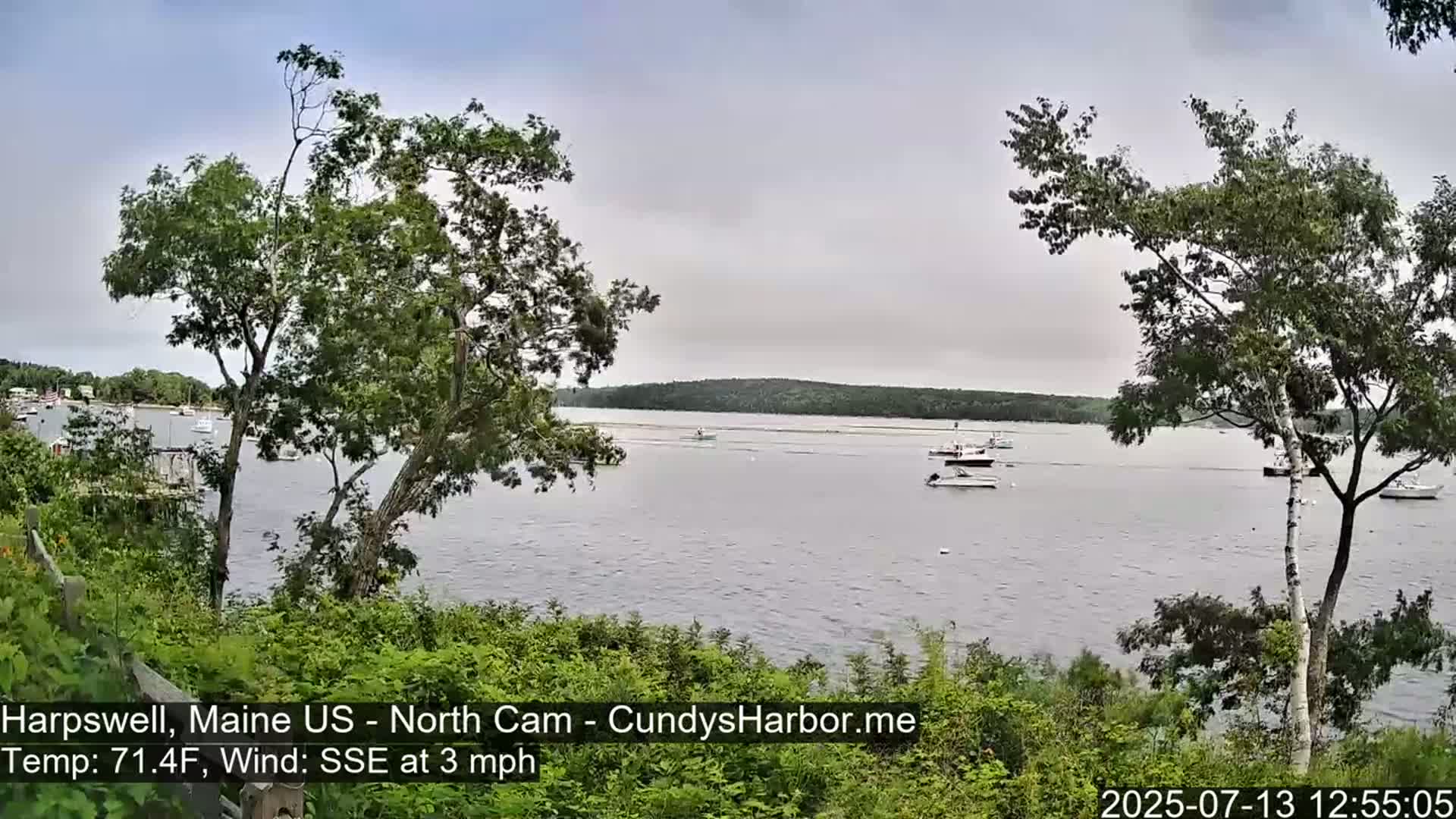 Cundy Harbor North Live Cam - Harpswell, Maine, USA