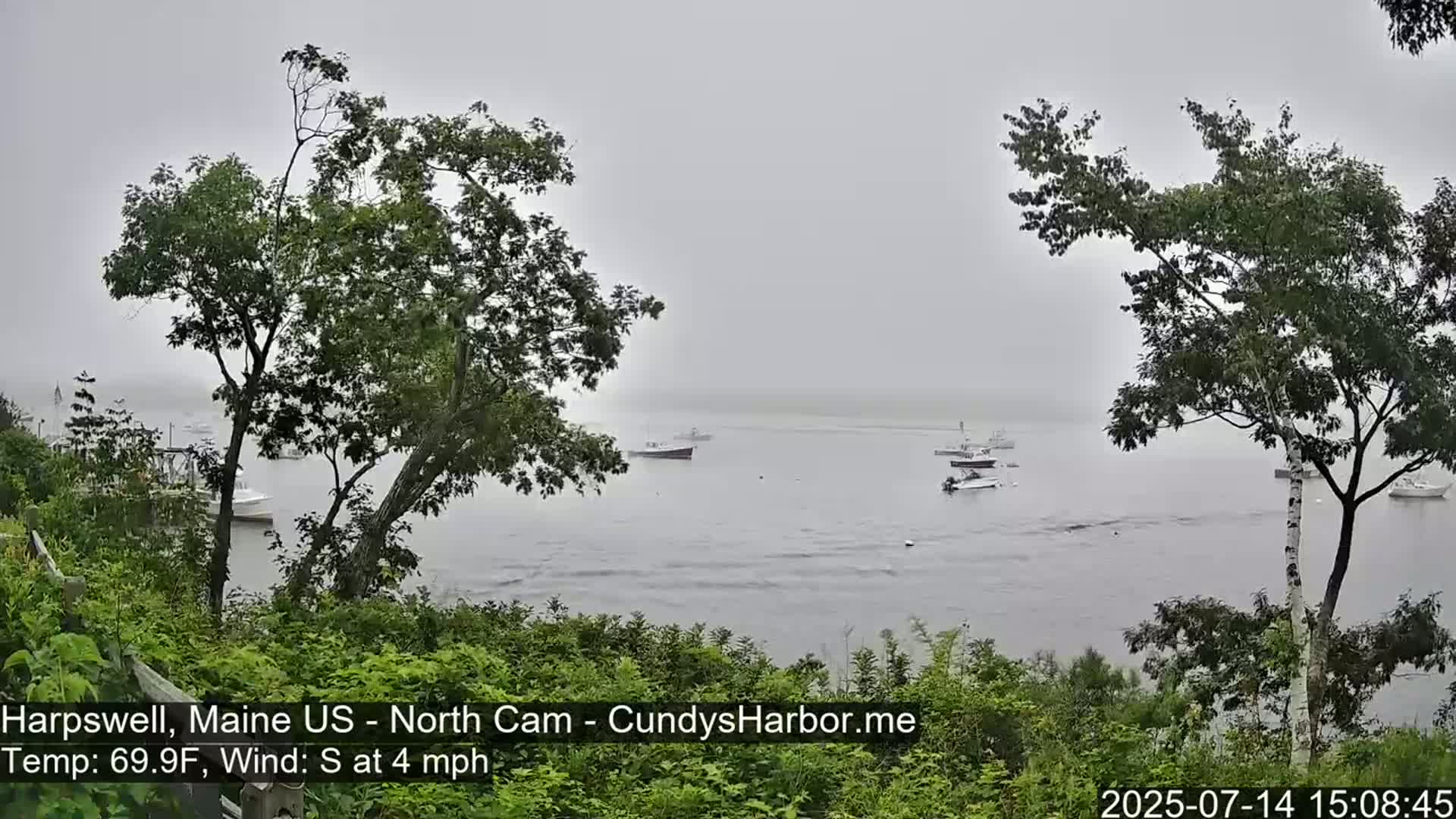 Cundy Harbor North Live Cam - Harpswell, Maine, USA