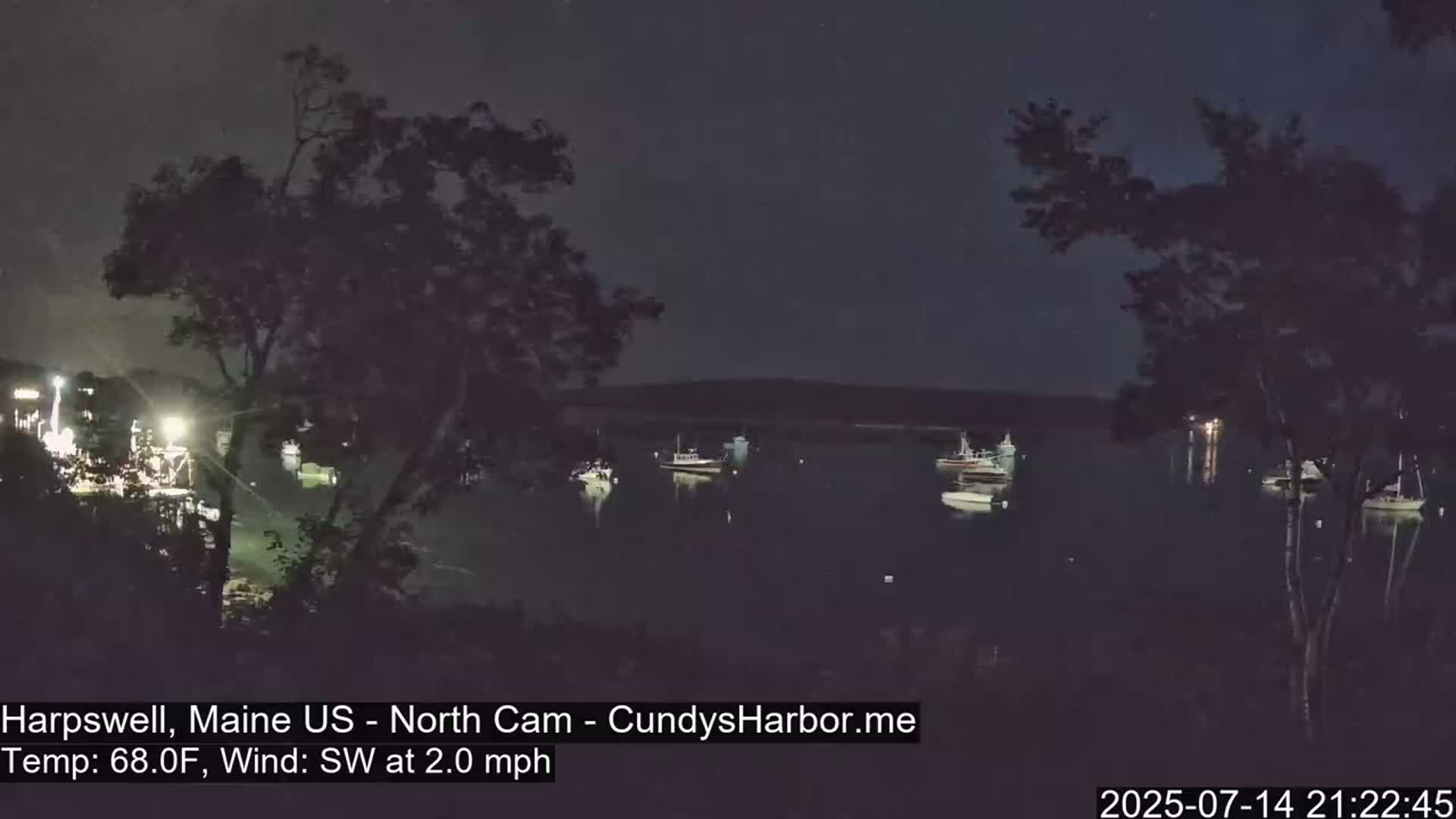 Cundy Harbor North Live Cam - Harpswell, Maine, USA