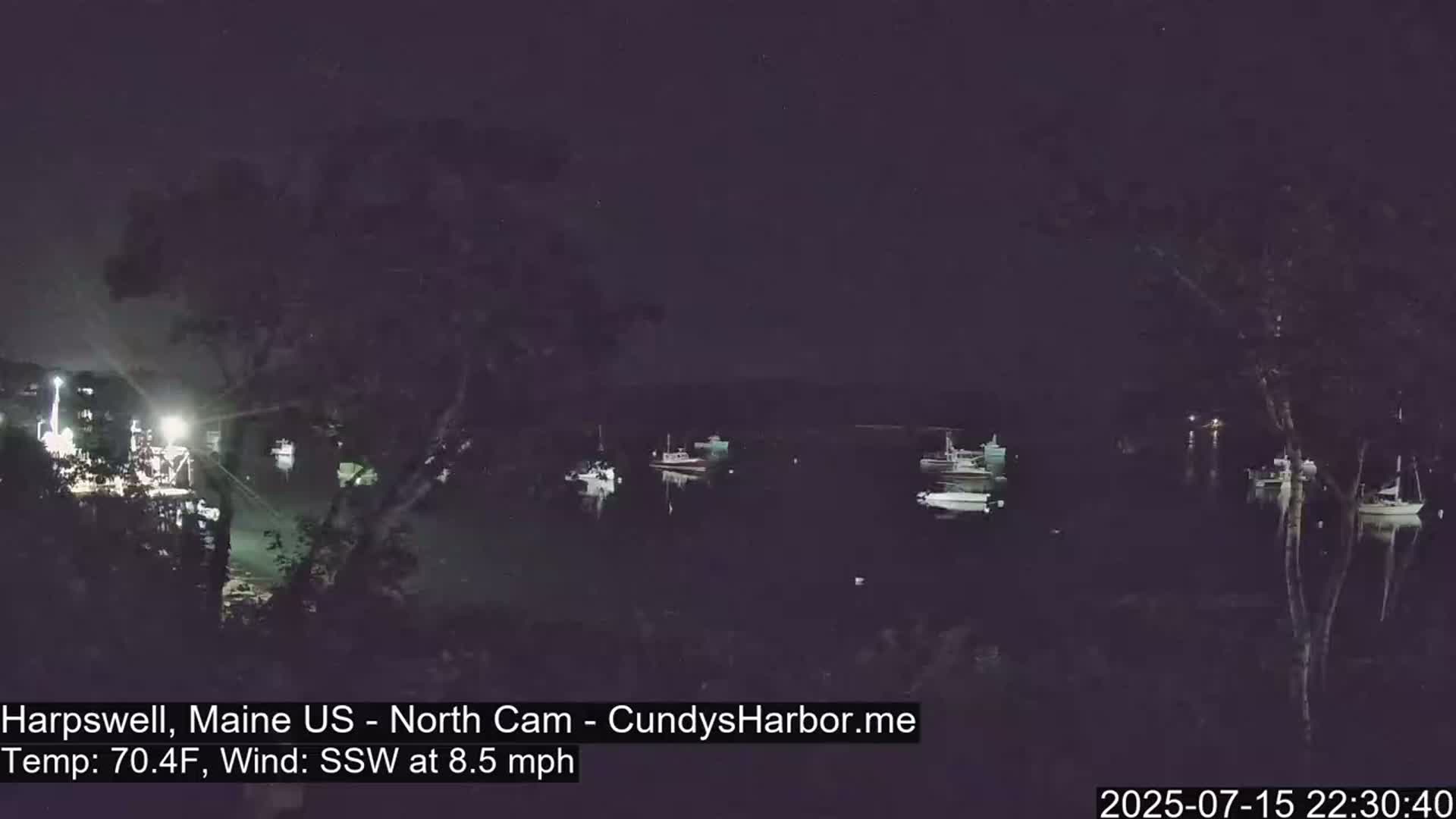 Cundy Harbor North Live Cam - Harpswell, Maine, USA