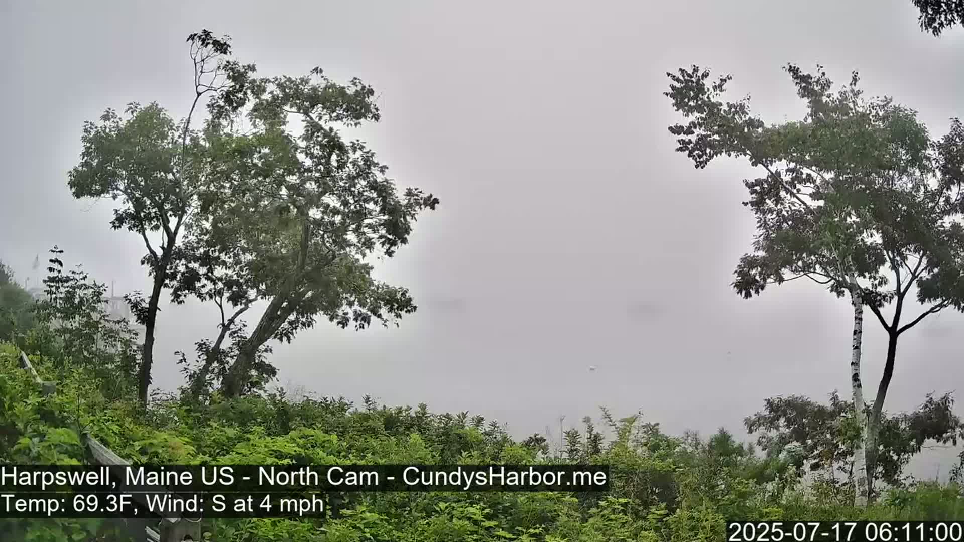 Cundy Harbor North Live Cam - Harpswell, Maine, USA