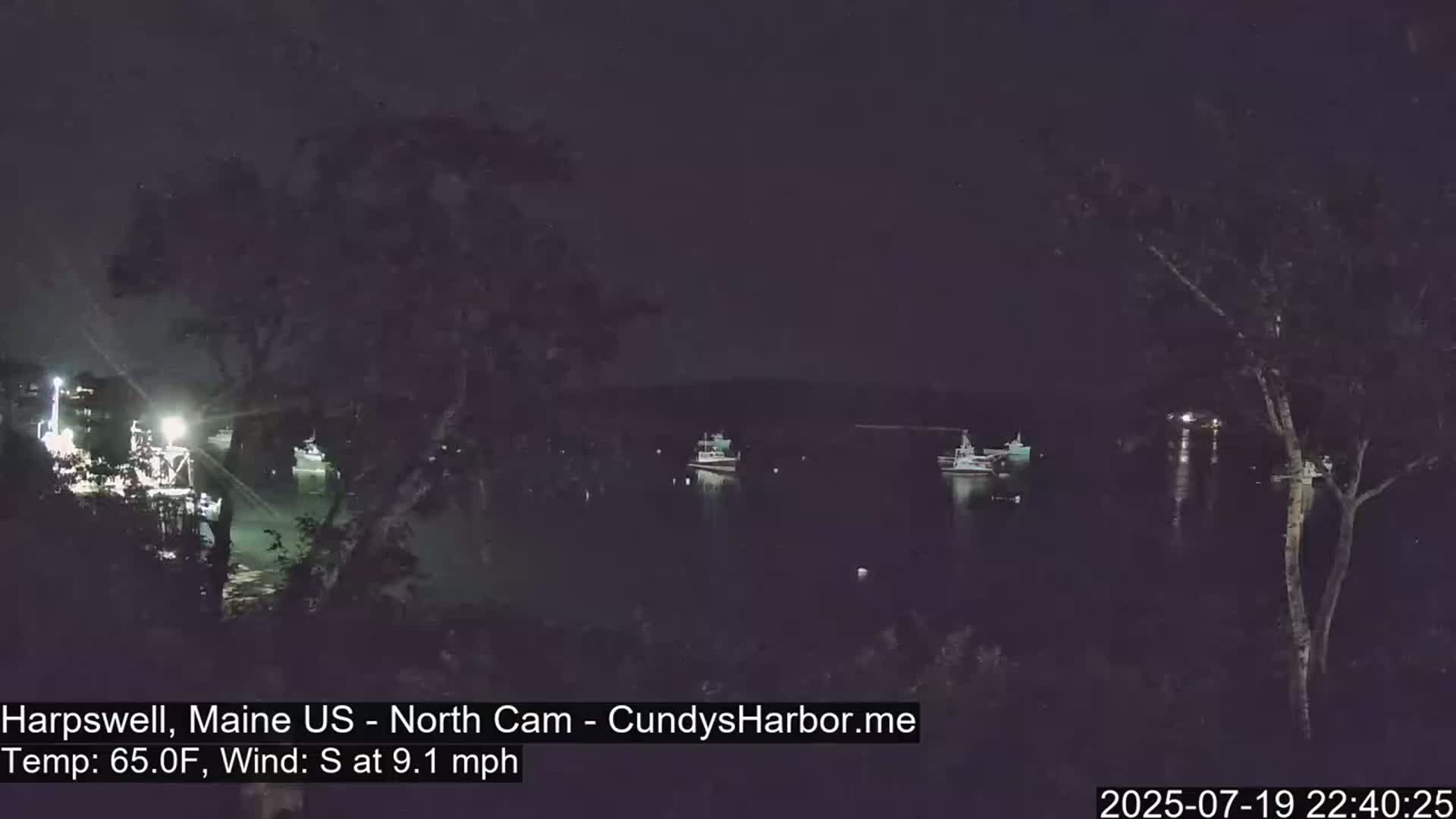 Cundy Harbor North Live Cam - Harpswell, Maine, USA