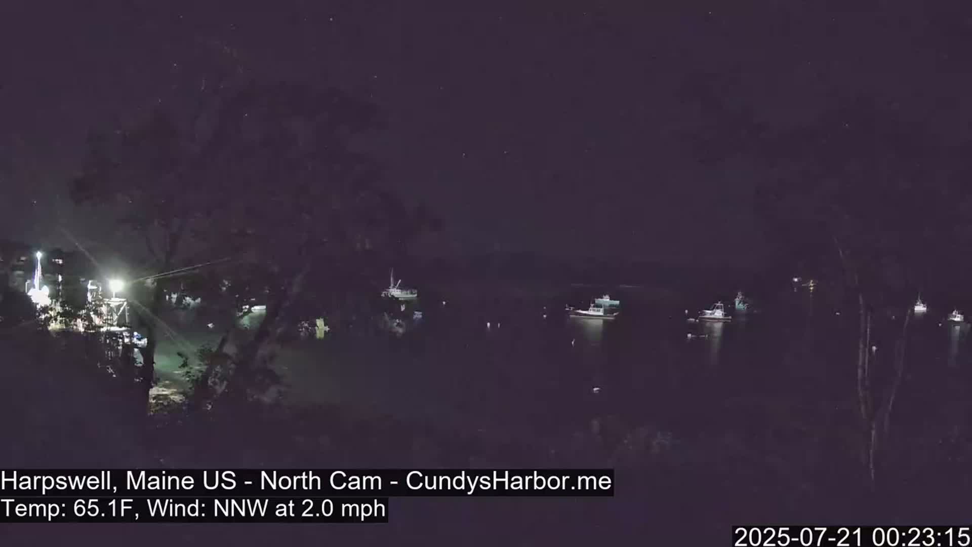 Cundy Harbor North Live Cam - Harpswell, Maine, USA