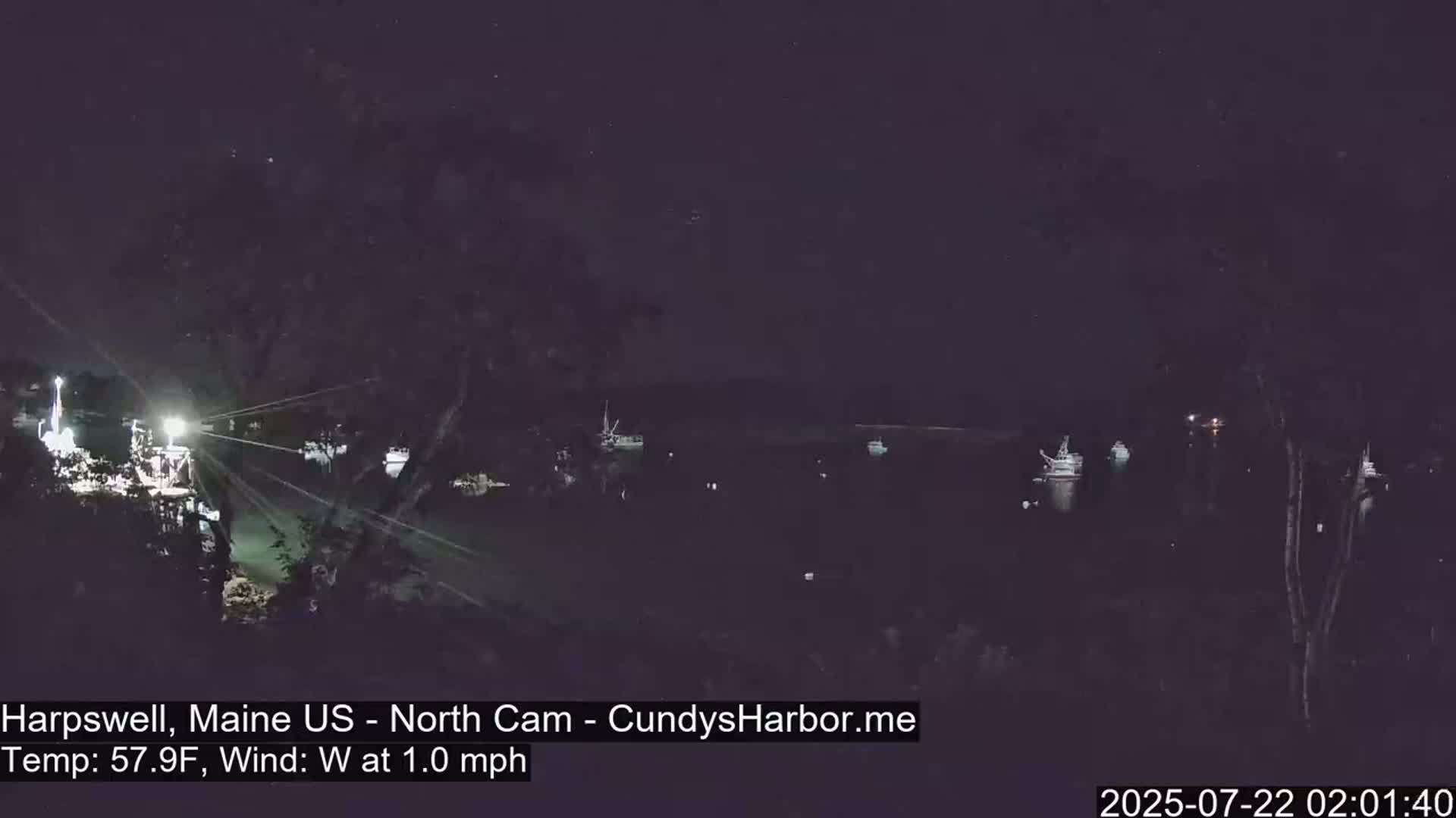 Cundy Harbor North Live Cam - Harpswell, Maine, USA