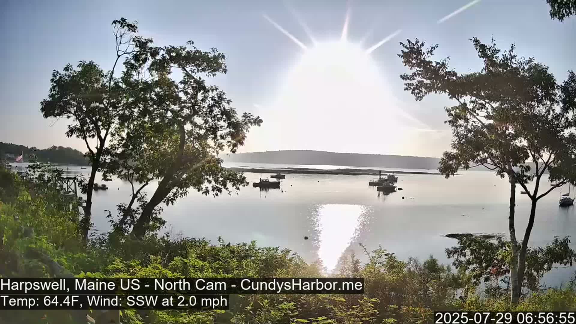 Cundy Harbor North Live Cam - Harpswell, Maine, USA