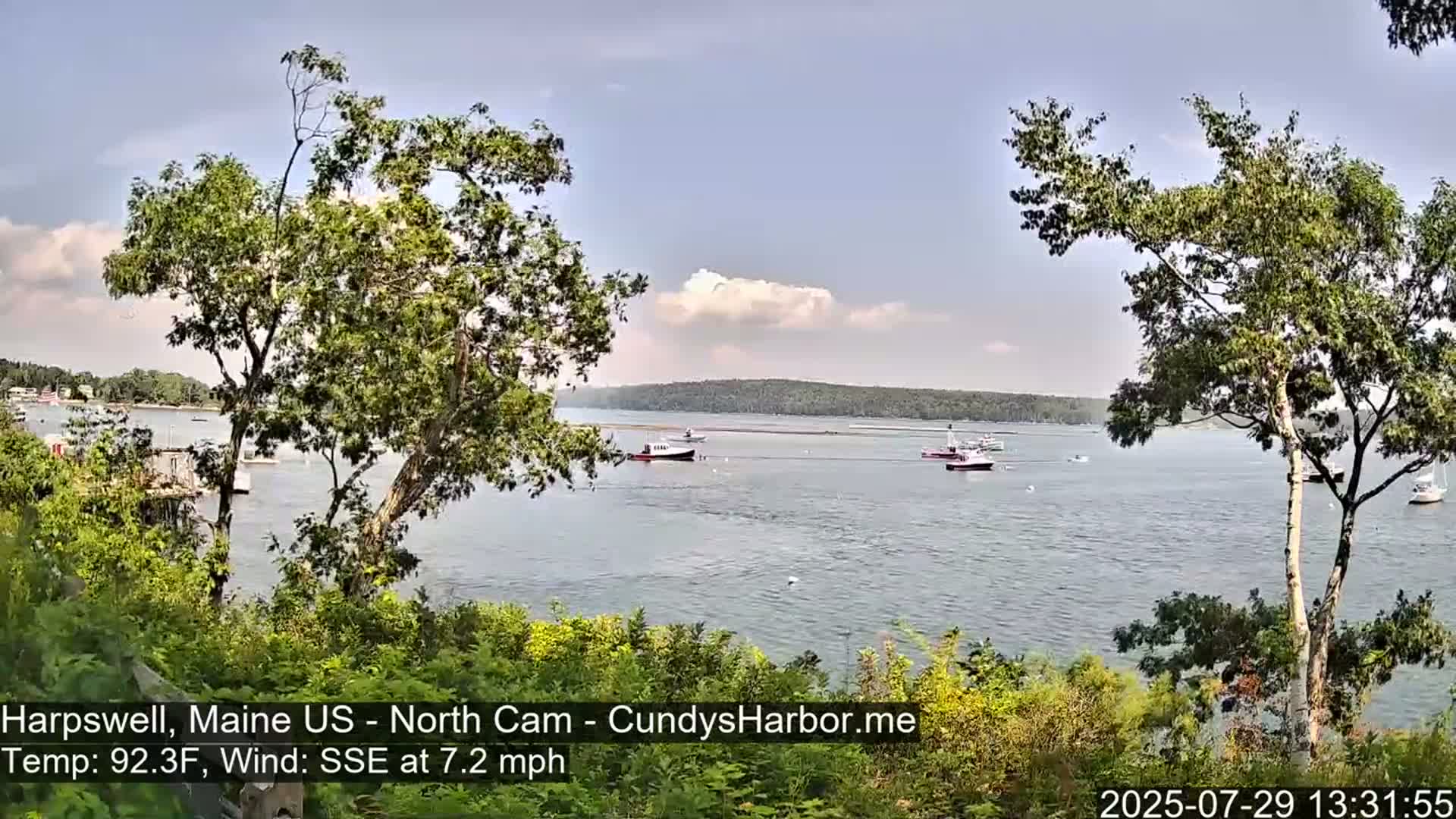Cundy Harbor North Live Cam - Harpswell, Maine, USA